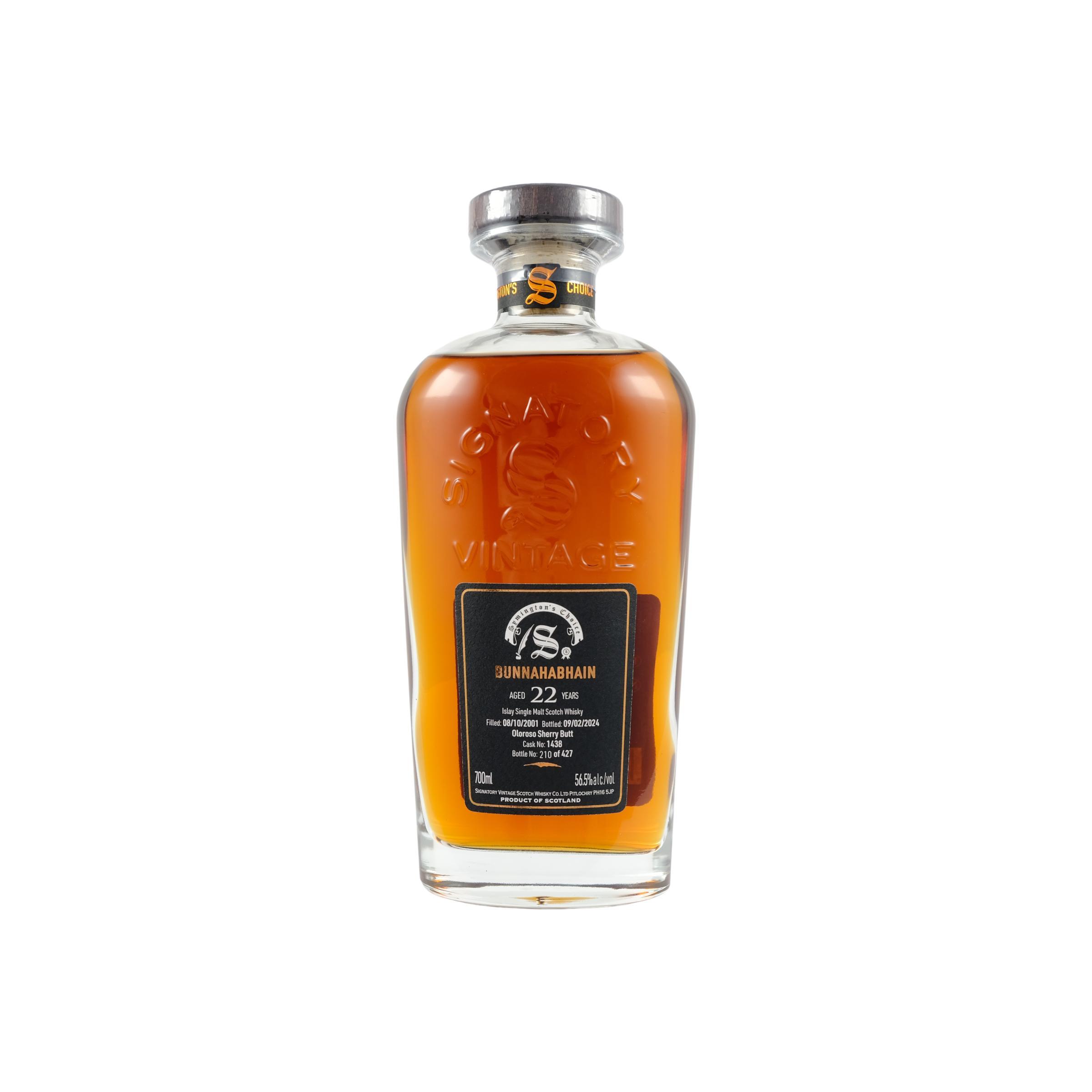 Bunnahabhain 2001 22 Years Single Malt Whisky