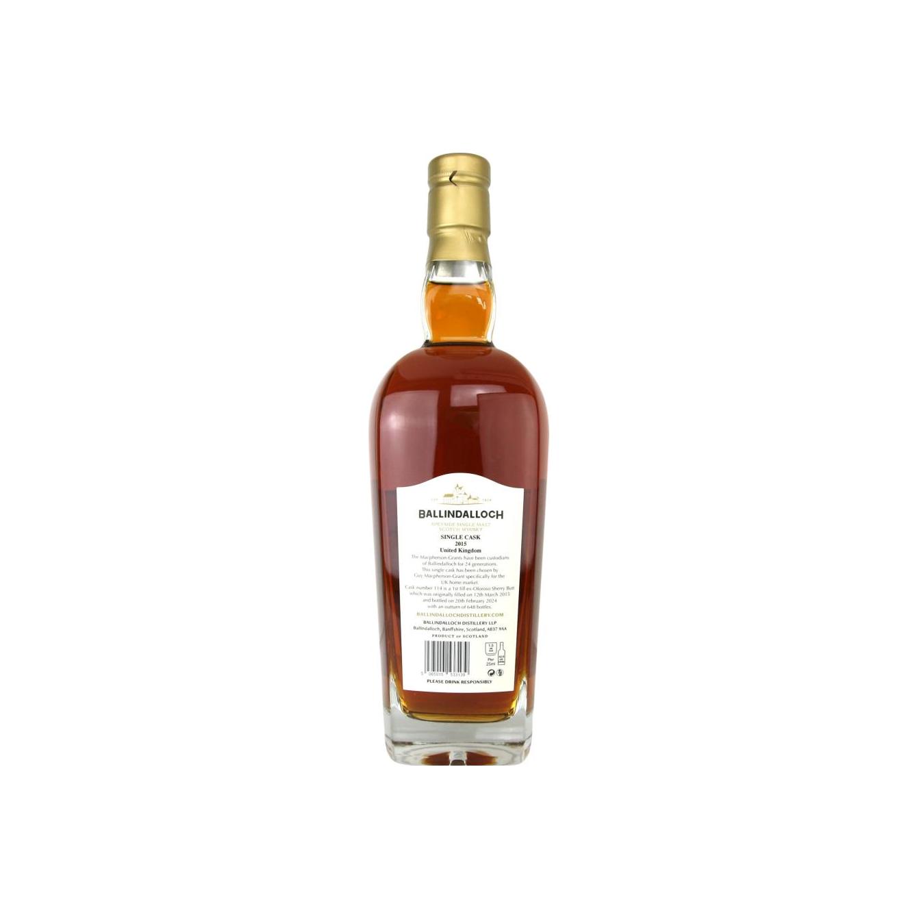 Ballindalloch 2015 8 Years Single Malt Whisky 2