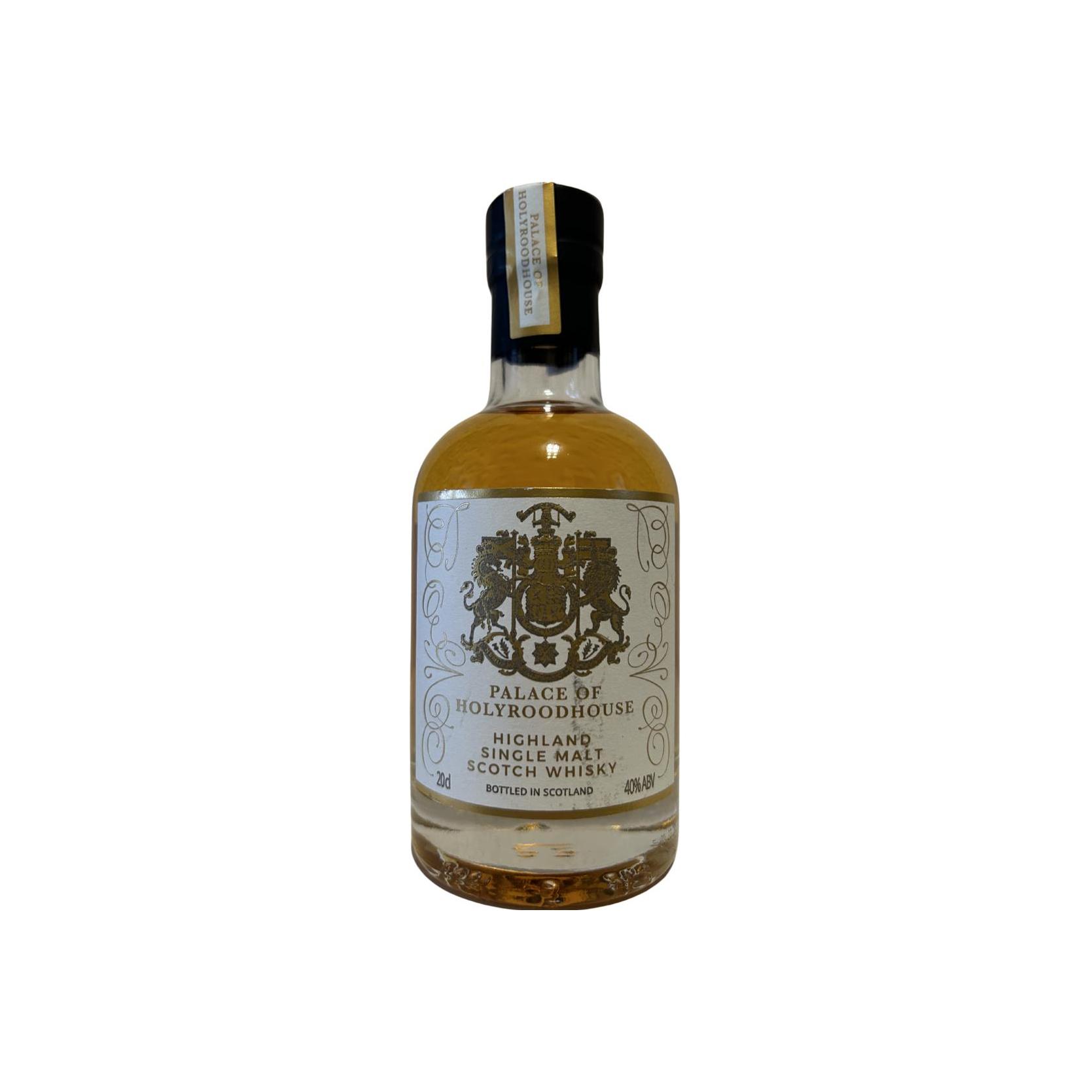 Palace of Holyroodhouse Highland Single Malt Scotch Whisky UD