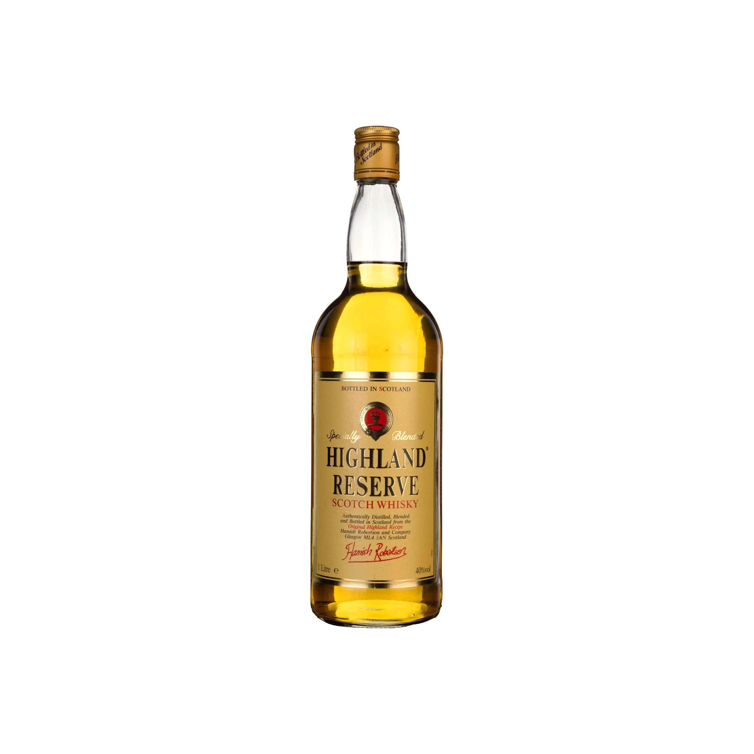 Highland Reserve Scotch Whisky
