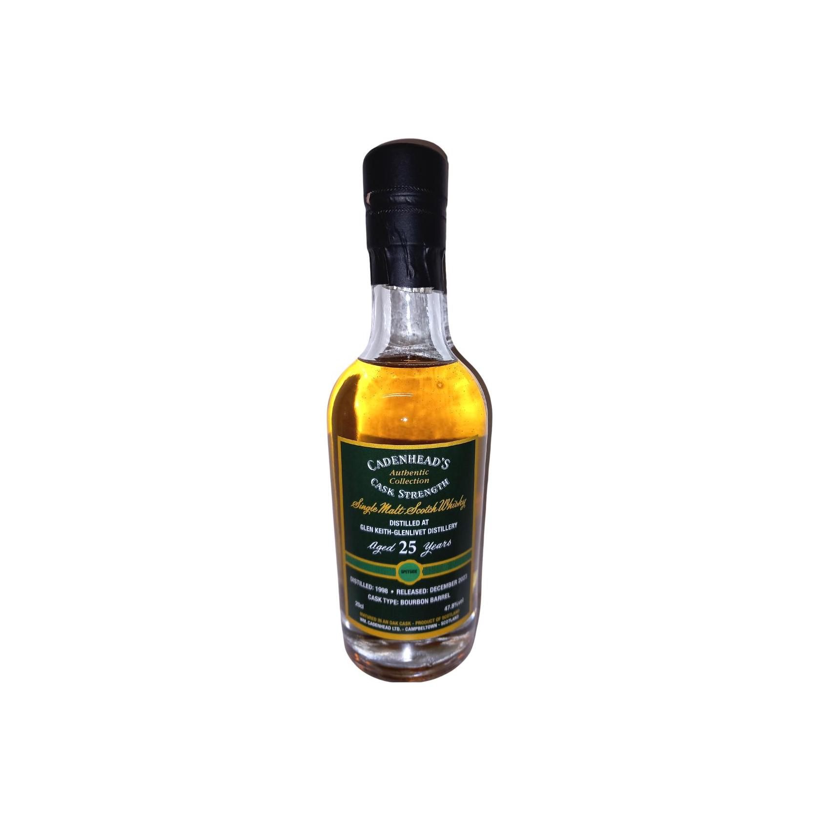 Glen Keith Authentic Collection 1998 25 Years Single Malt Whisky