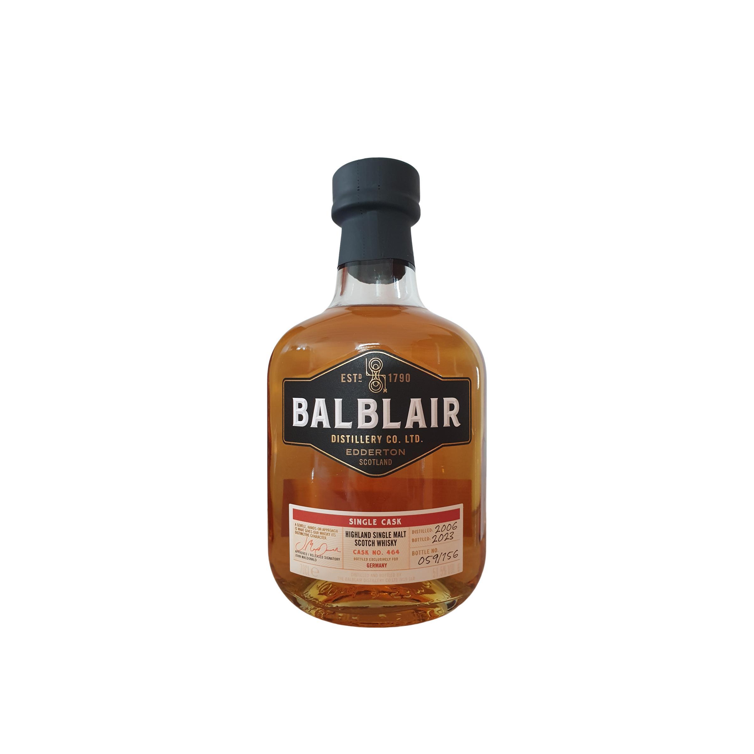 Balblair Single Cask 2006 16 Years Single Malt Whisky