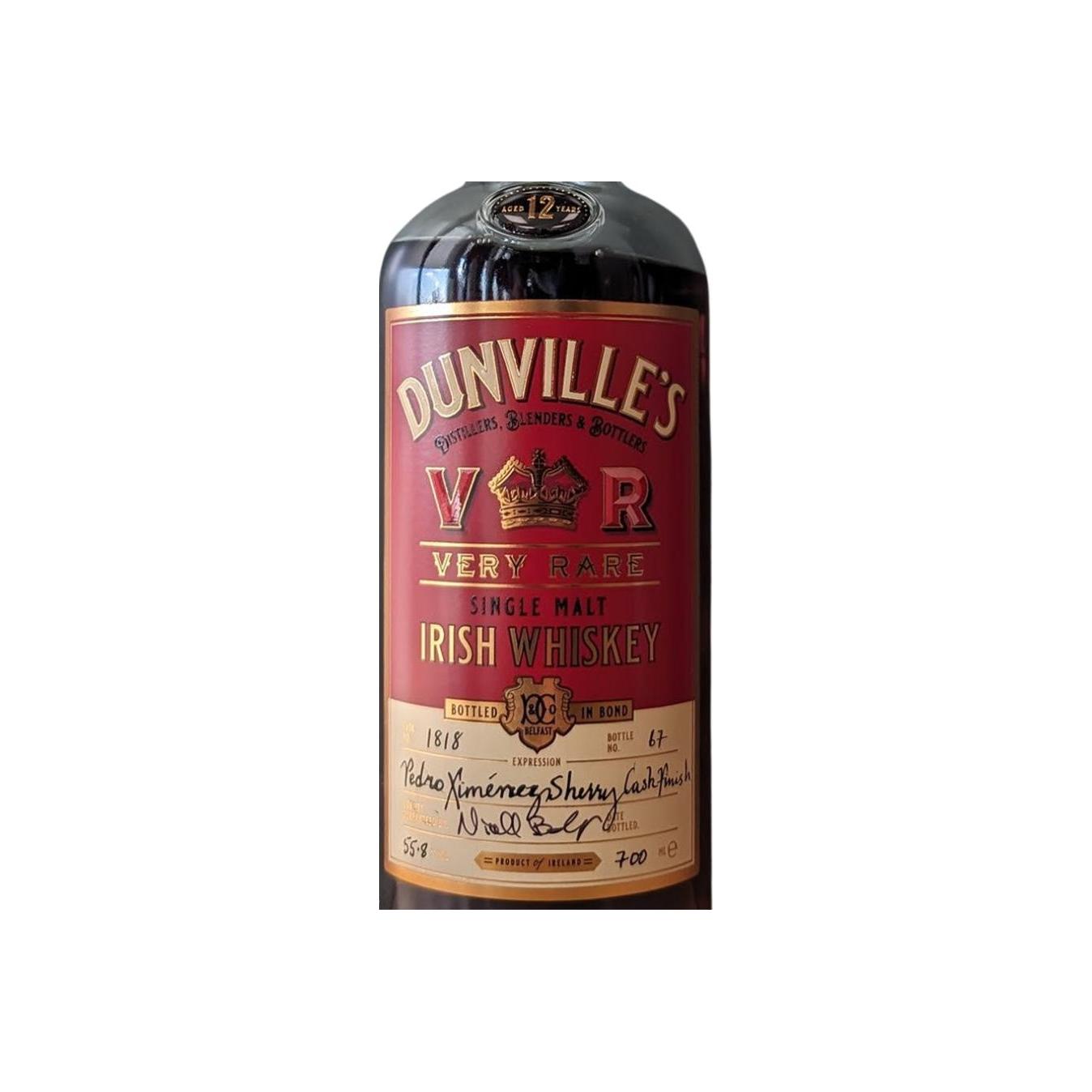 Dunville's 12 Years Single Malt Whisky