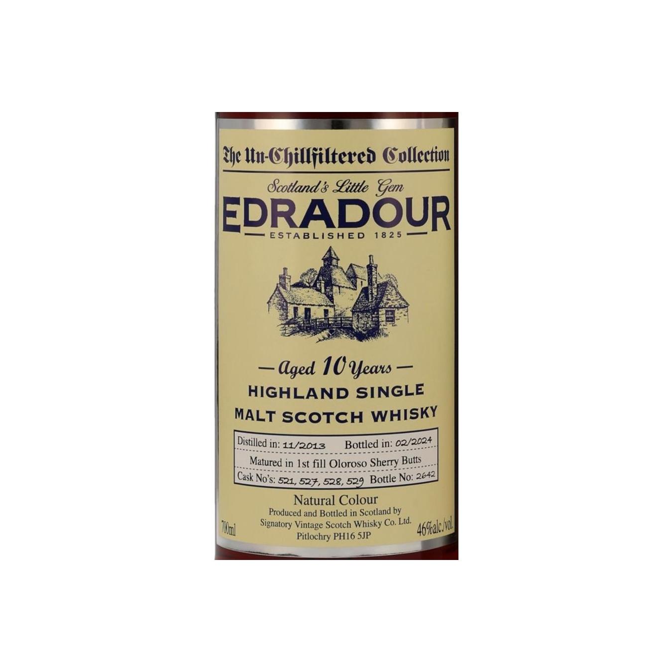 Edradour The Un-Chillfiltered Collection 2013 10 Years Single Malt Whisky 3