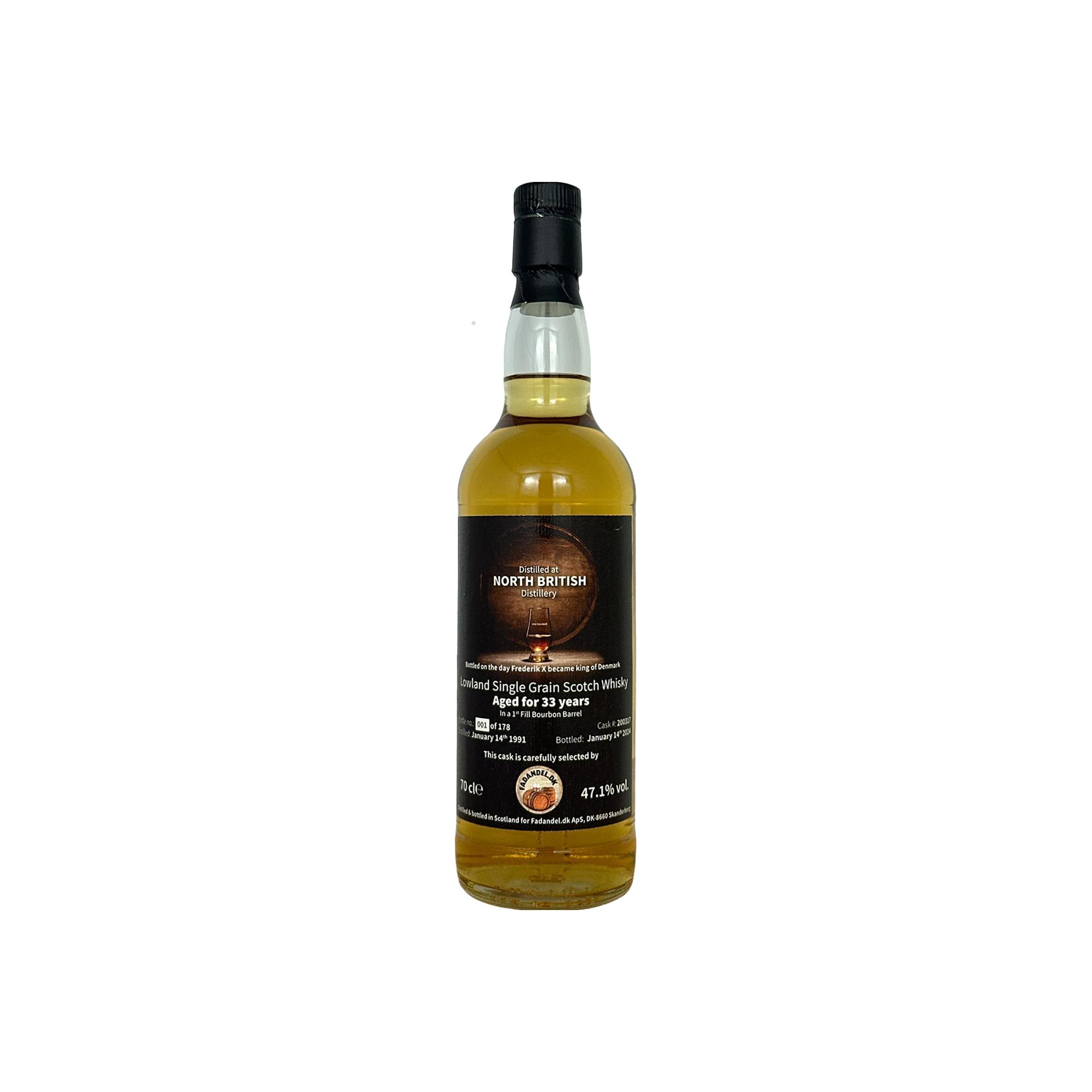 North British 1991 33 Years Single Grain Whisky