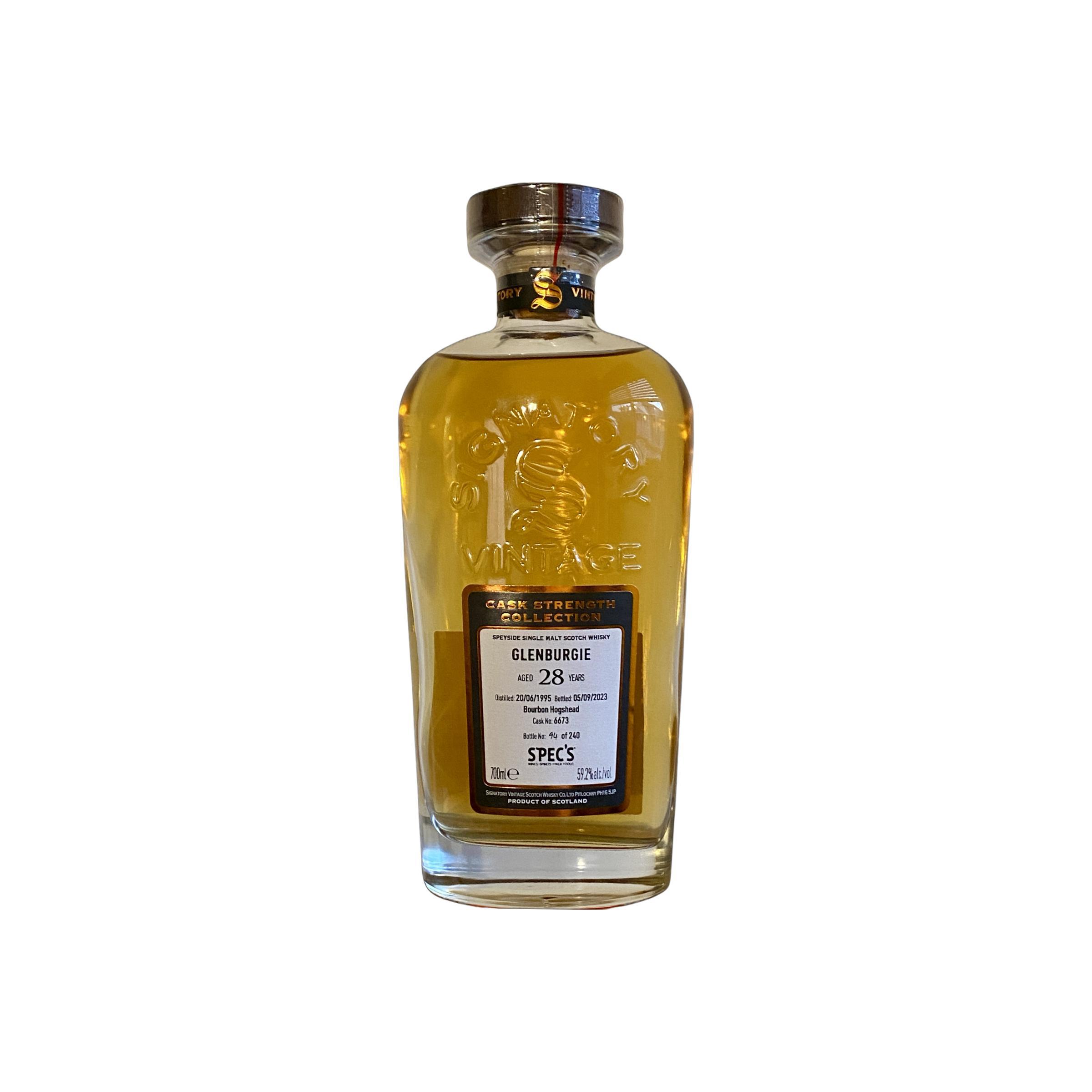 Glenburgie Cask Strength Collection 1995 28 Years Single Malt Whisky