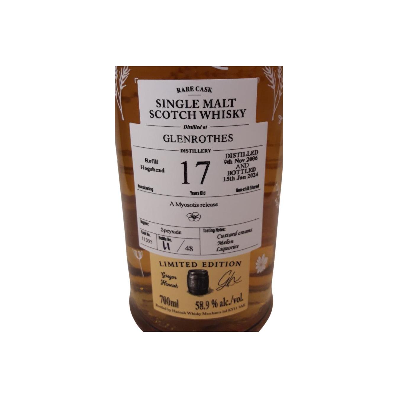 The Glenrothes 2006 17 Years Single Malt Whisky 2