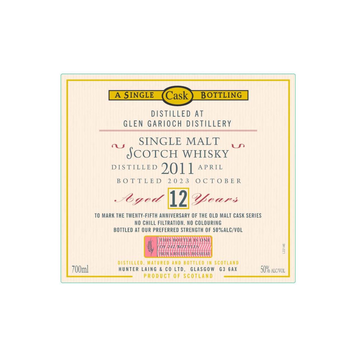 Glen Garioch 2011 12 Years Single Malt Whisky 3