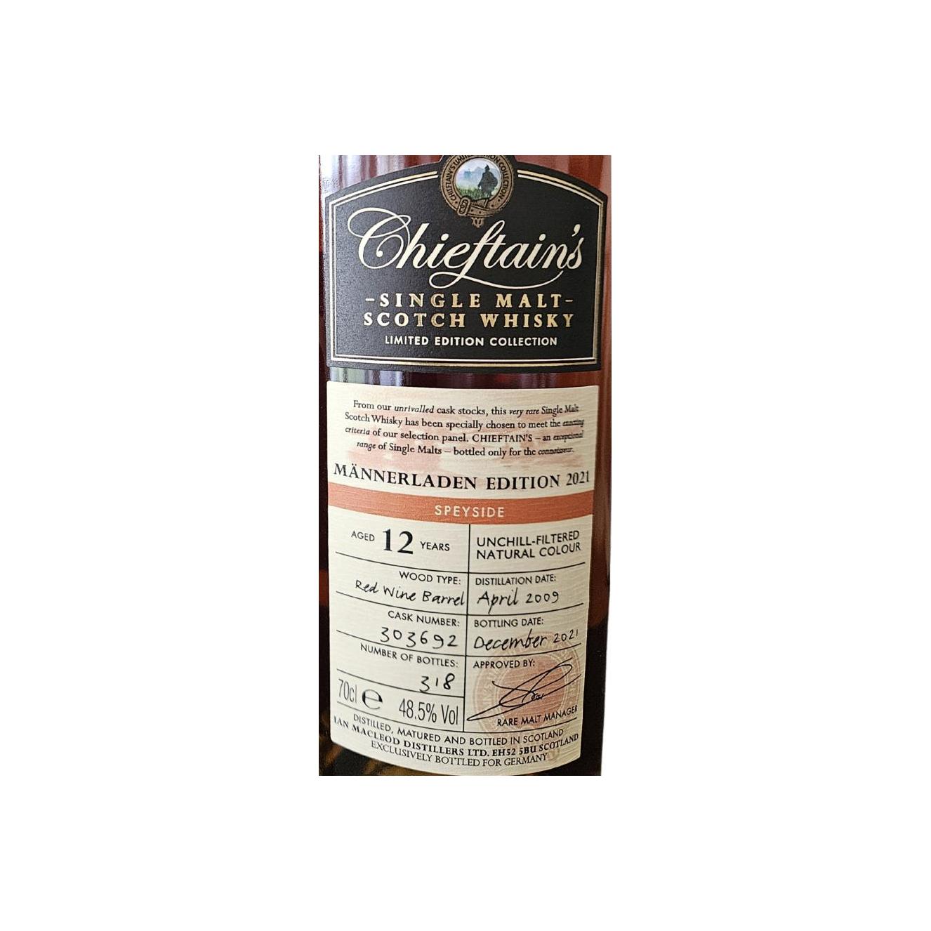 Speyside 2009 12 Years Single Malt Whisky