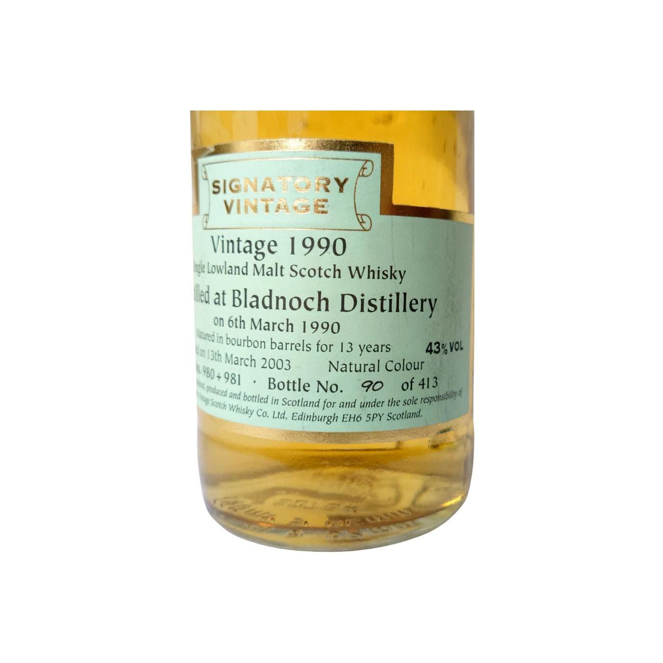 Bladnoch 1990 13 Years Single Malt Whisky 2
