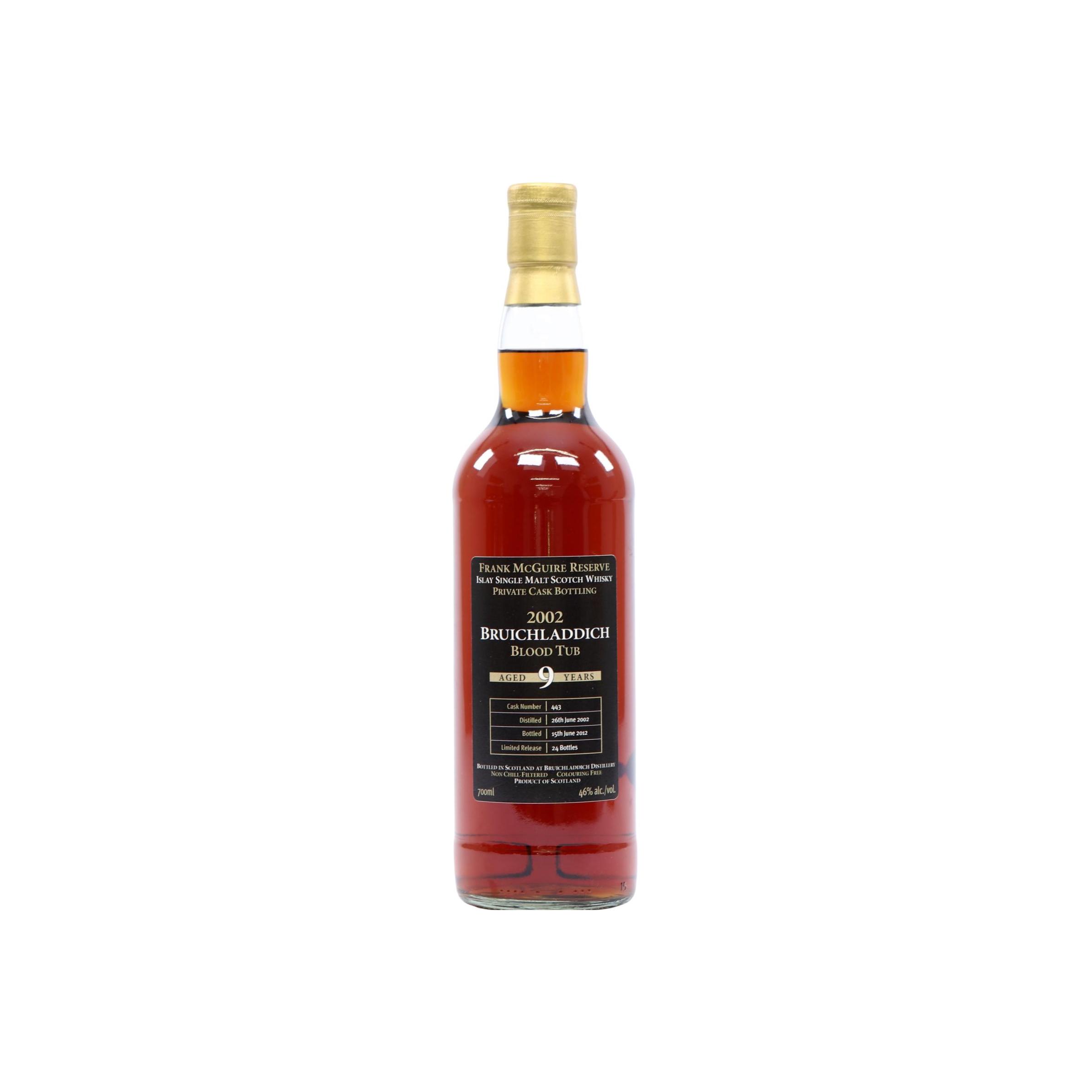 Bruichladdich 2002 9 Years Single Malt Whisky
