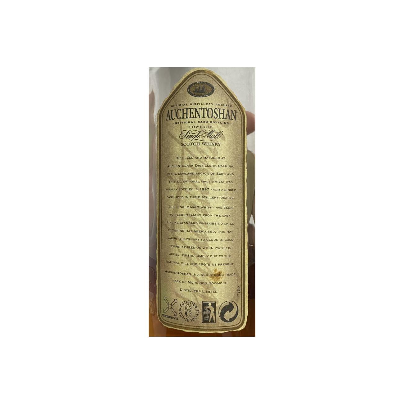 Auchentoshan Individual Cask Bottling 1966 31 Years Single Malt Whisky 2