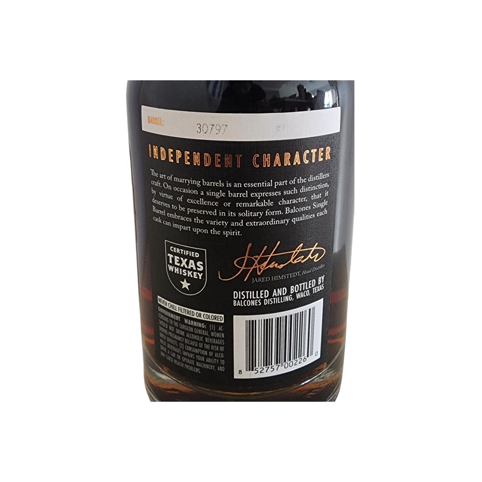 Balcones Single Malt Whisky 3