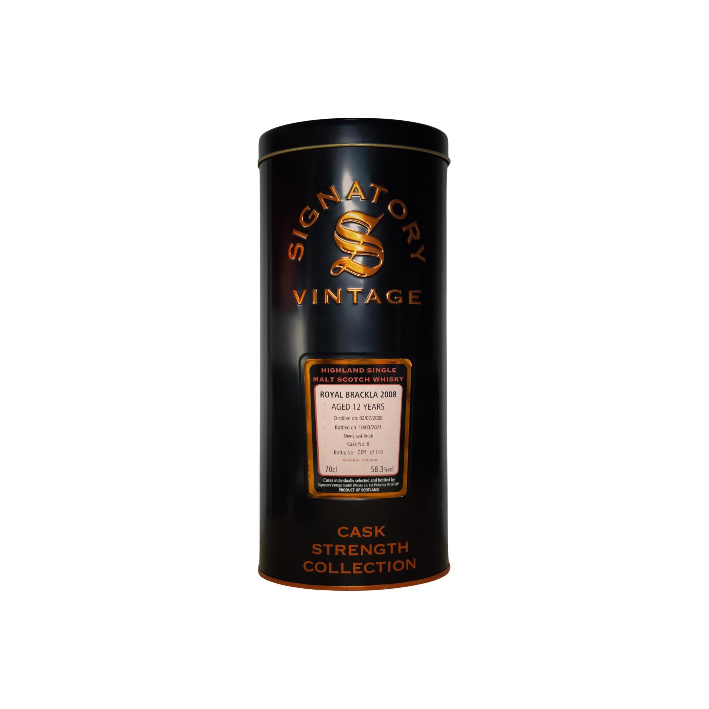 Royal Brackla Cask Strength Collection 2008 12 Years Single Malt Whisky 3