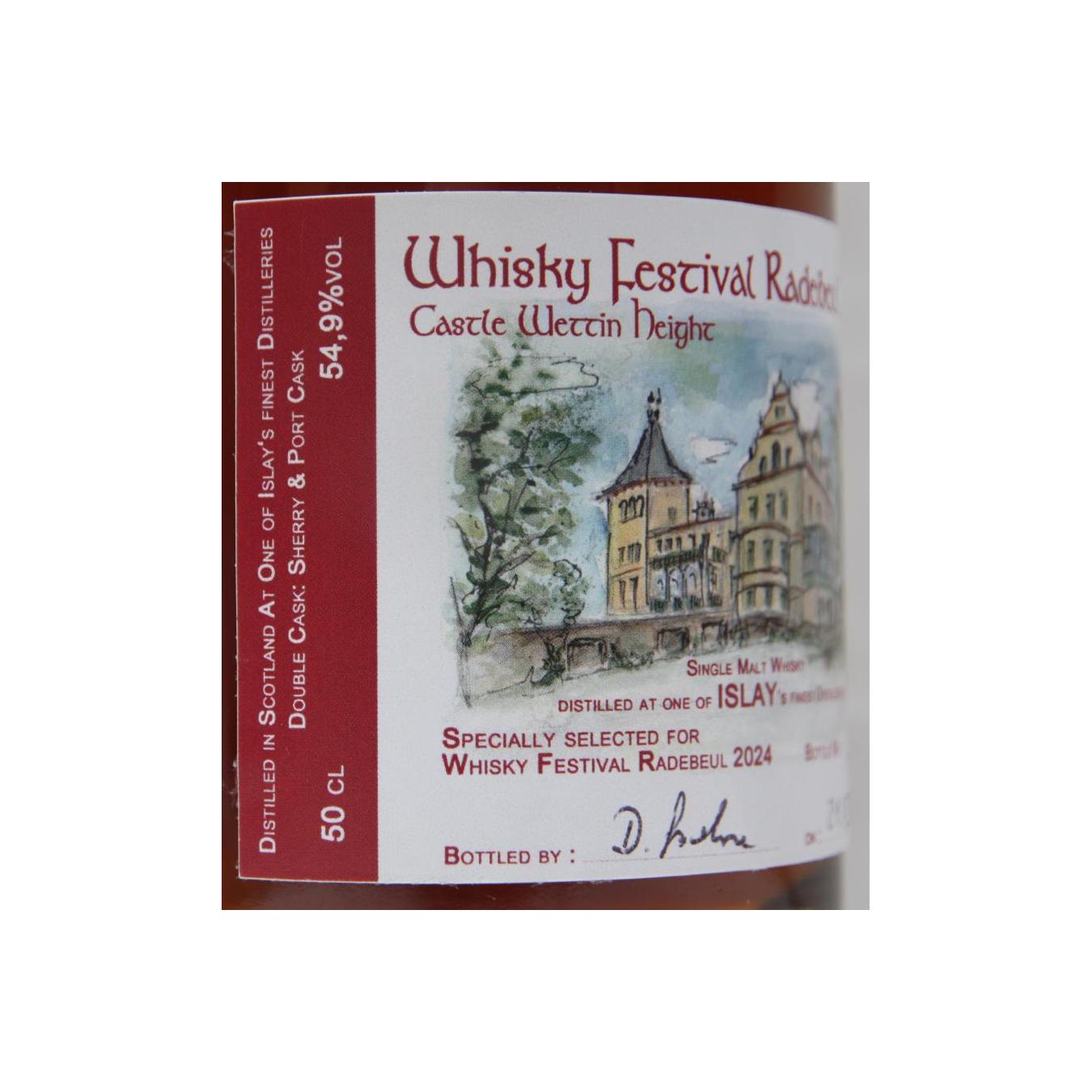 Islay Single Malt Whisky Castle Wettin Height 3