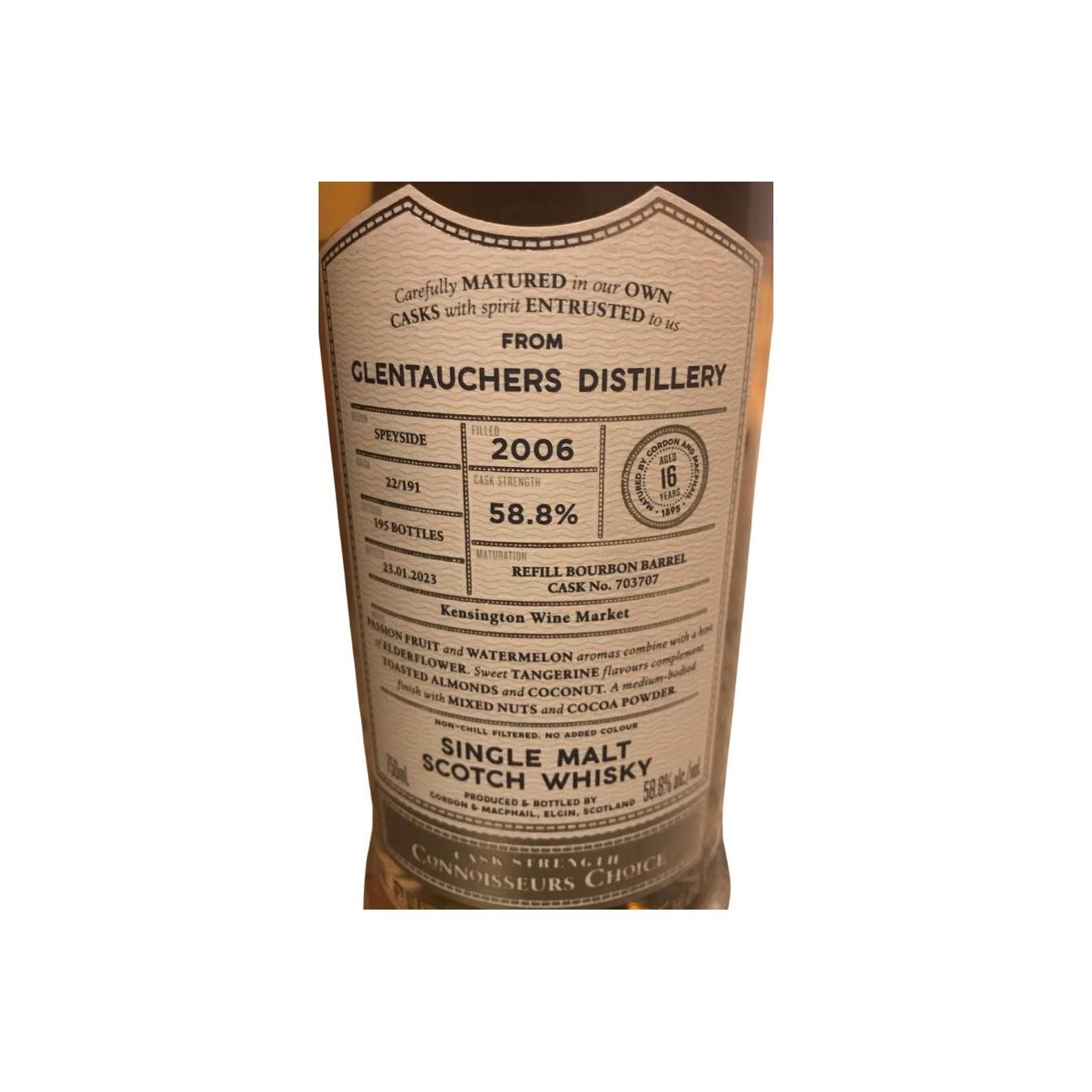 Glentauchers Connoisseurs Choice - Cask Strength 16 Years Single Malt Whisky 2