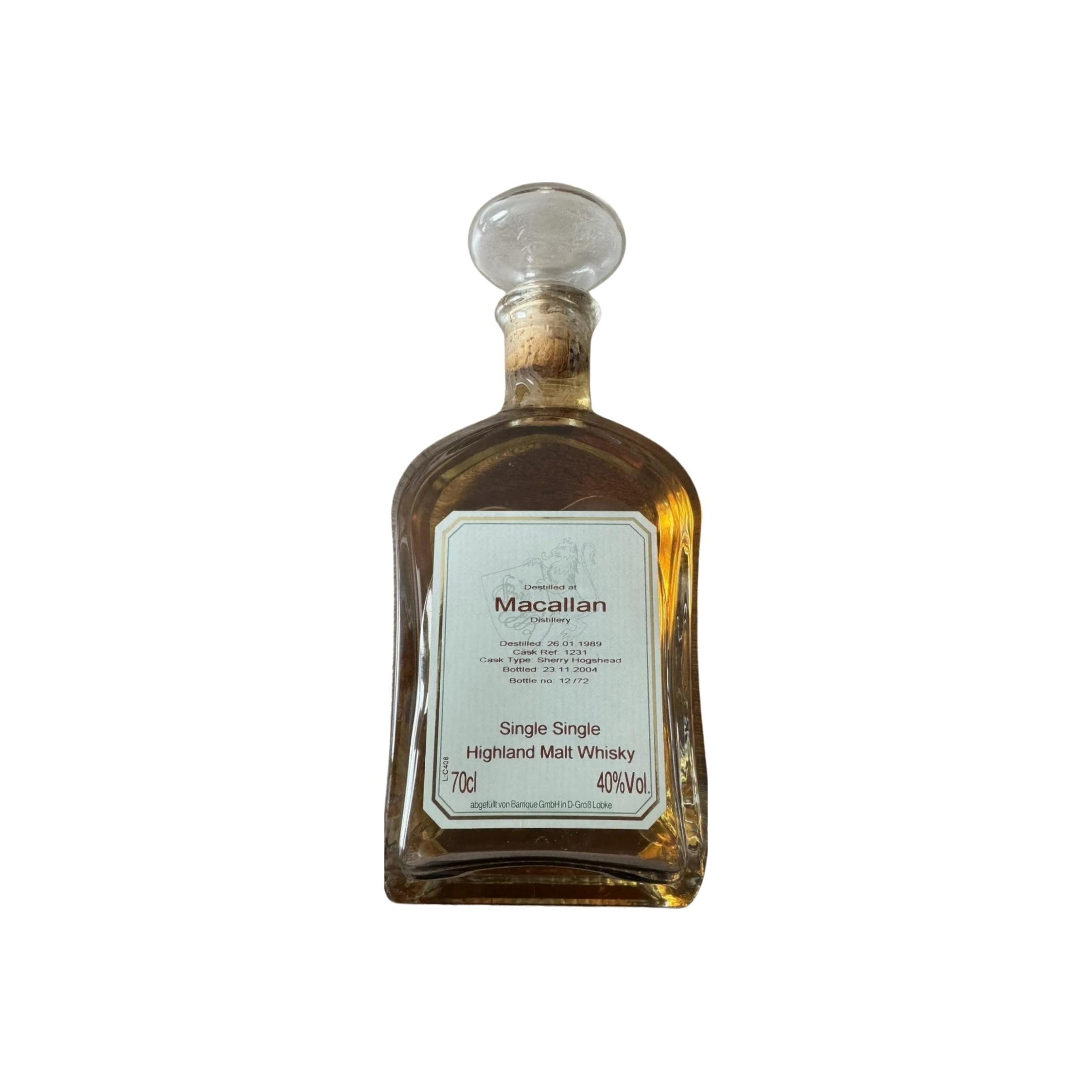 Macallan 1989 Bq