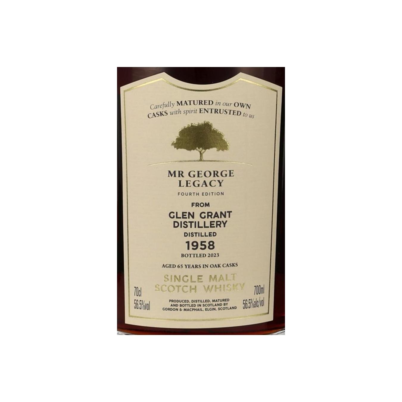 Glen Grant 1958 63 Years Single Malt Whisky 3