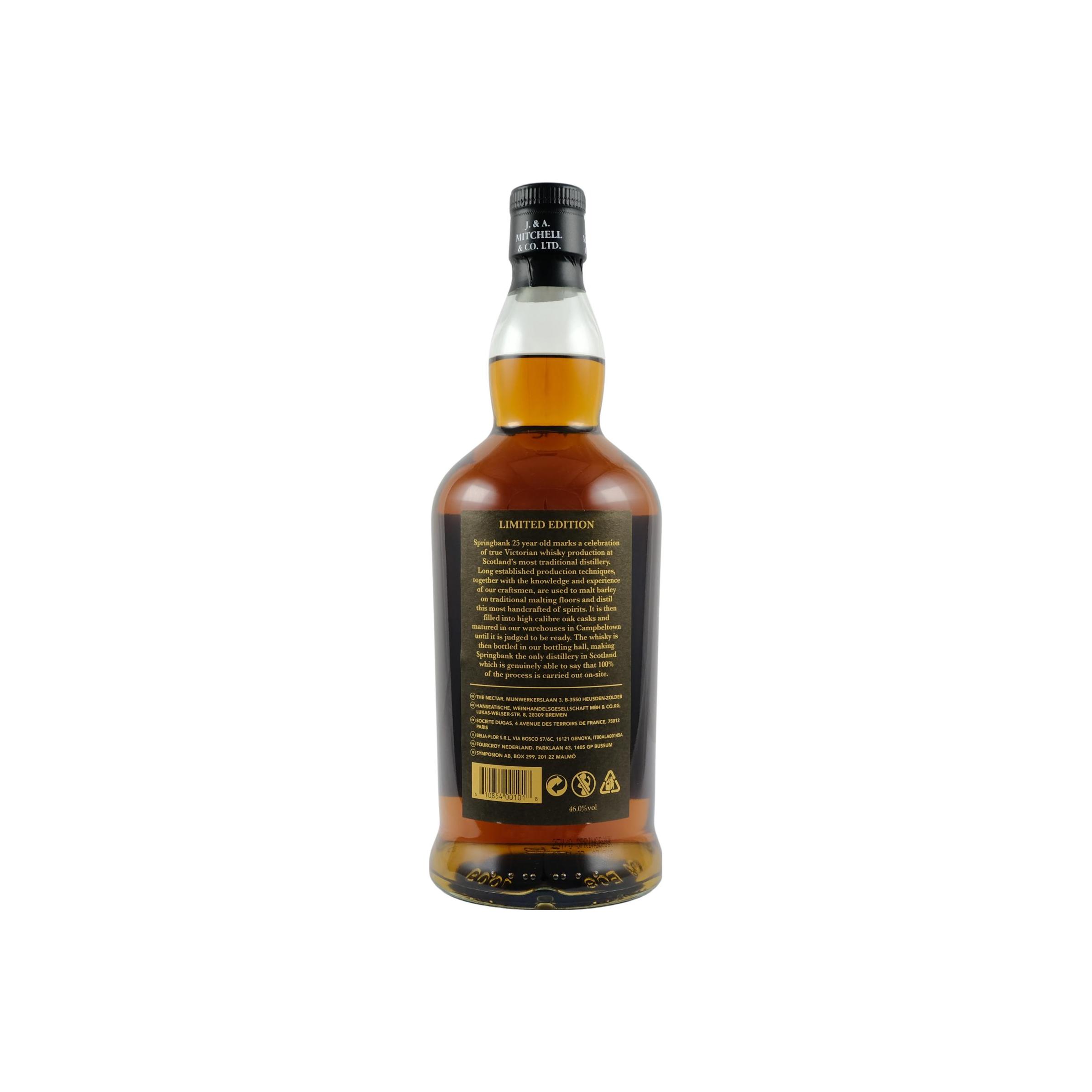 Springbank Limited Edition 25 Years Single Malt Whisky 2