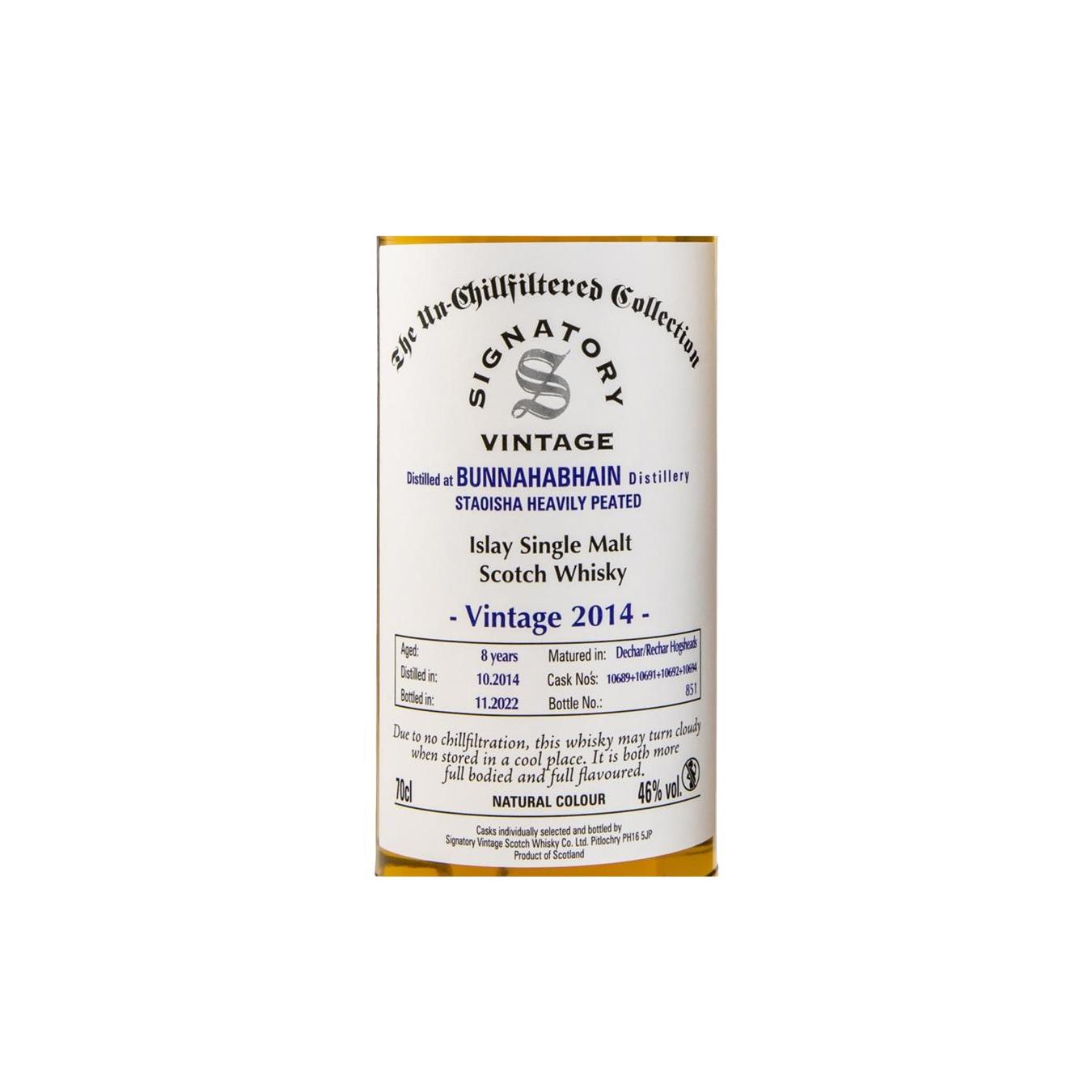 Bunnahabhain The Un-Chillfiltered Collection 2014 8 Years Single Malt Whisky 3