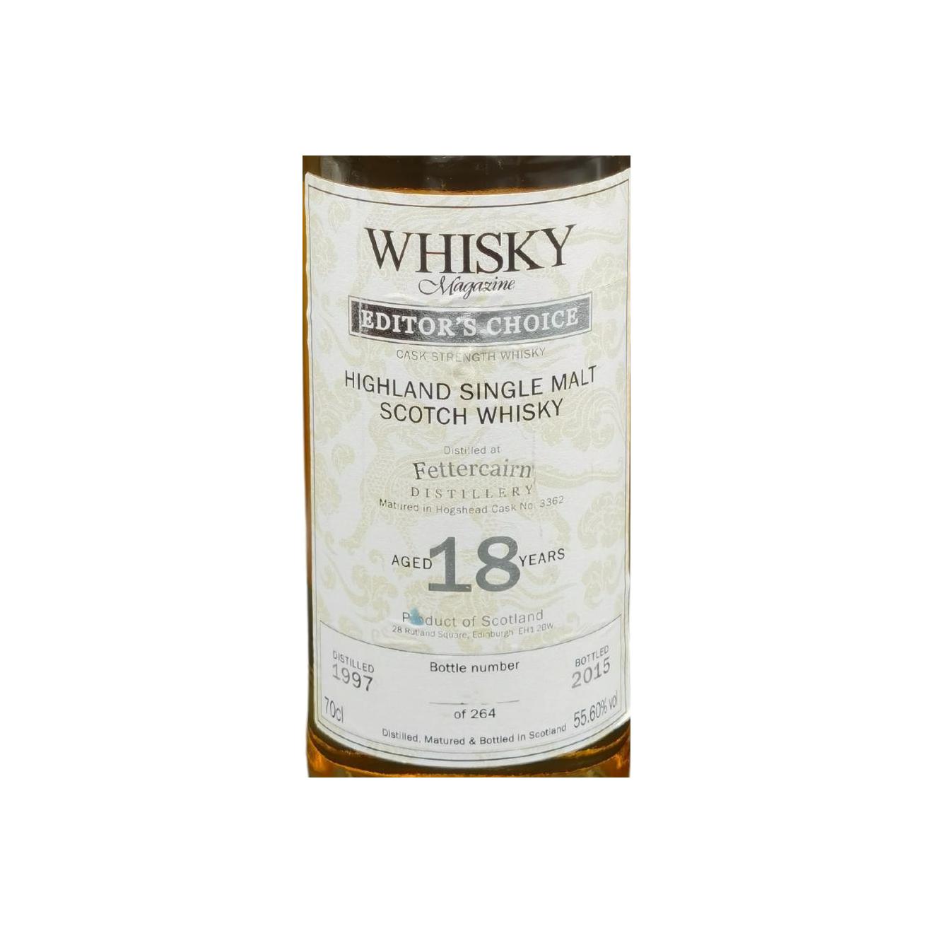 Fettercairn 1997 18 Years Single Malt Whisky