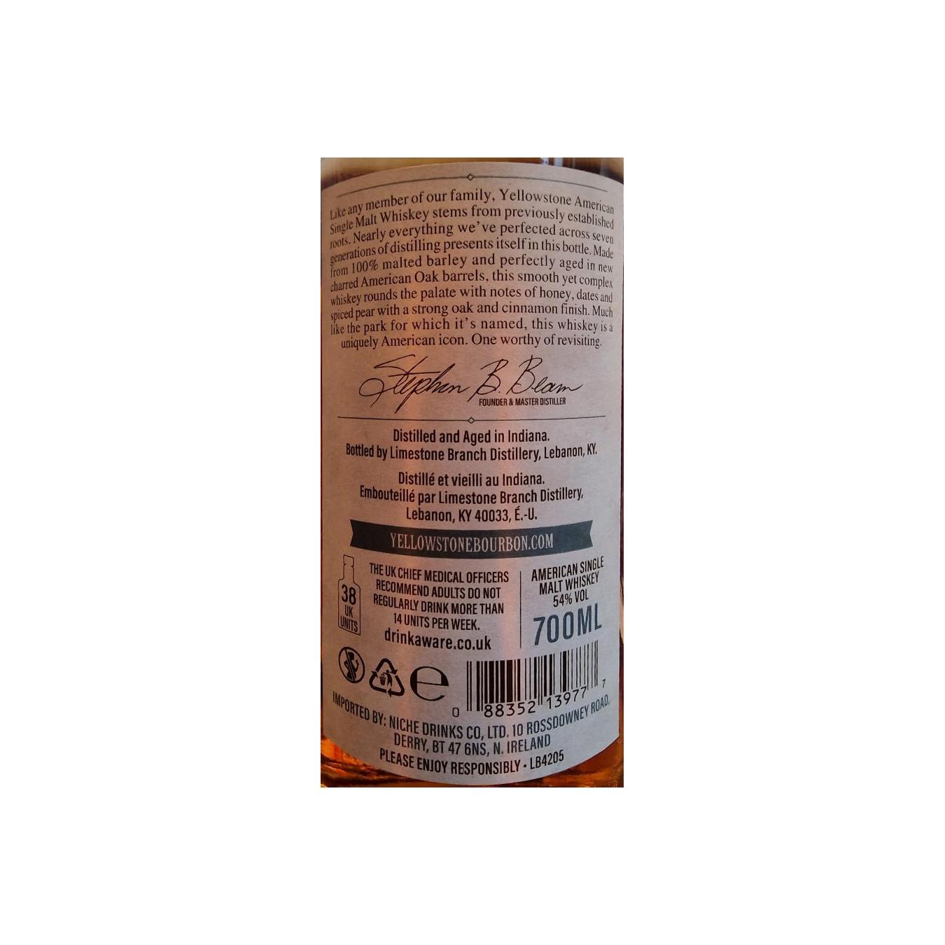 Yellowstone 4 Years Single Malt Whisky 2