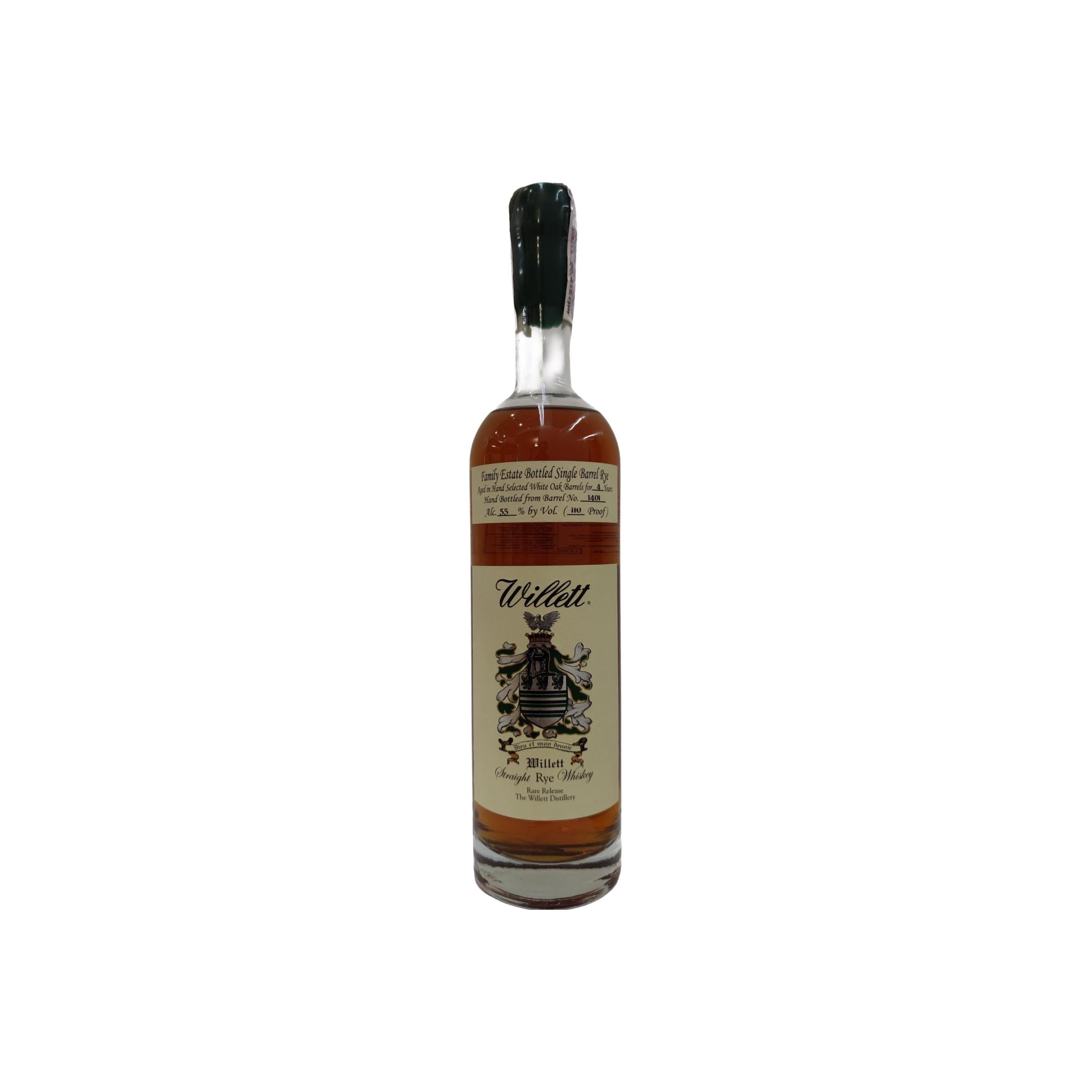 Willett 4 Years Rye Whisky