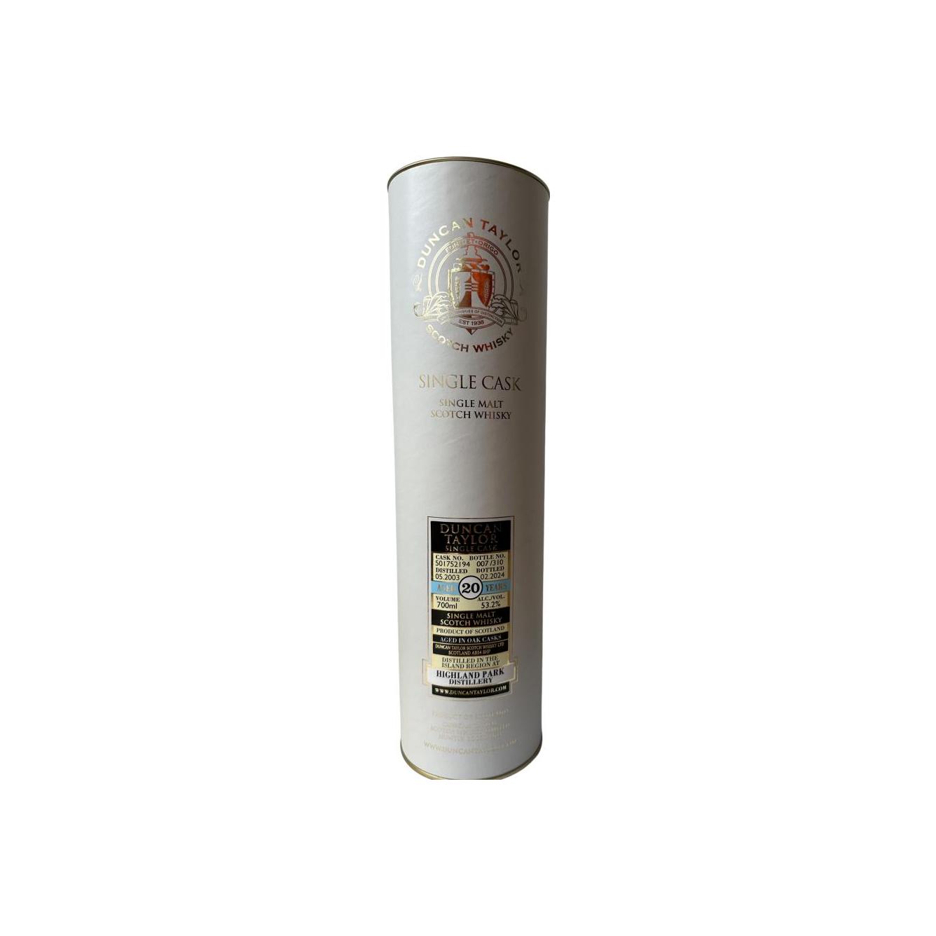 Highland Park Single Cask 2003 20 Years Single Malt Whisky 2