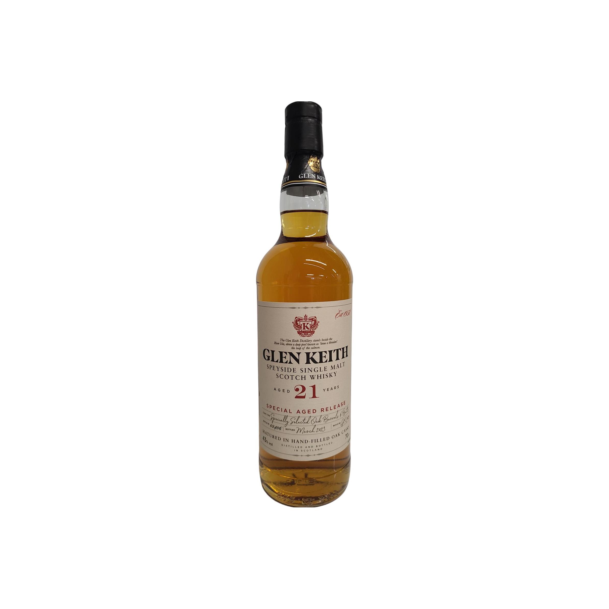Glen Keith 21 Years Single Malt Whisky