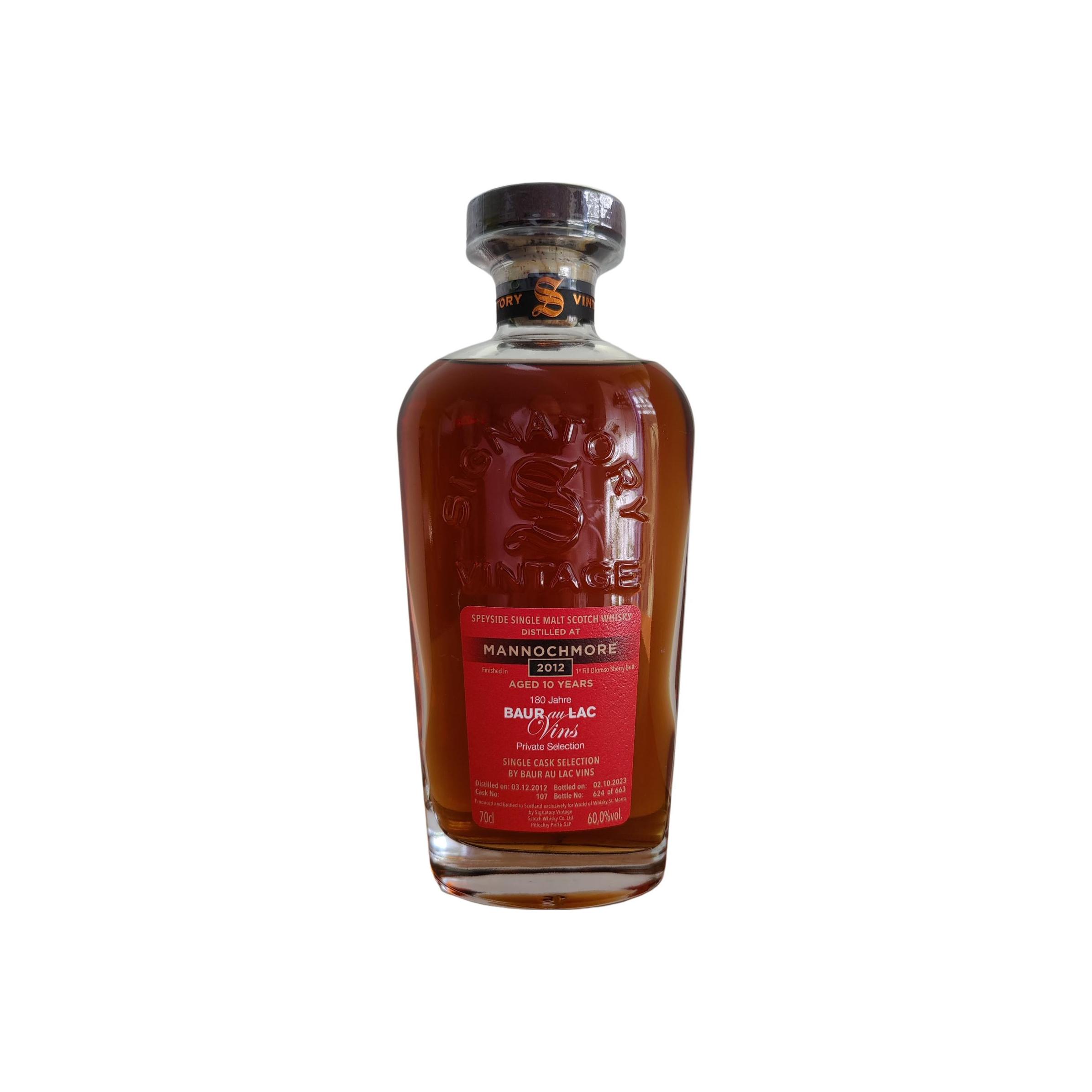 Mannochmore Cask Strength Collection 2012 10 Years Single Malt Whisky