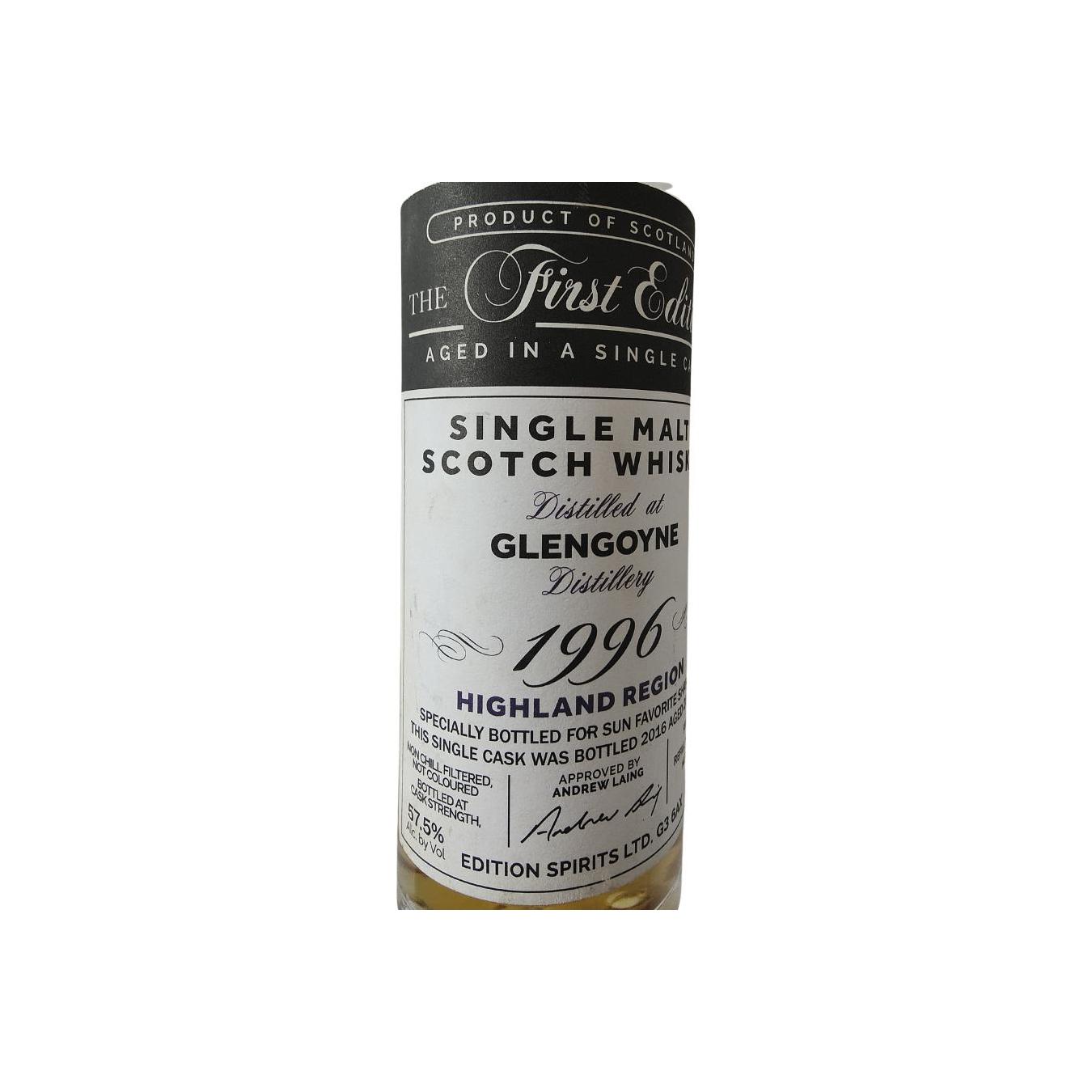 Glengoyne The First Editions 1996 Single Malt Whisky