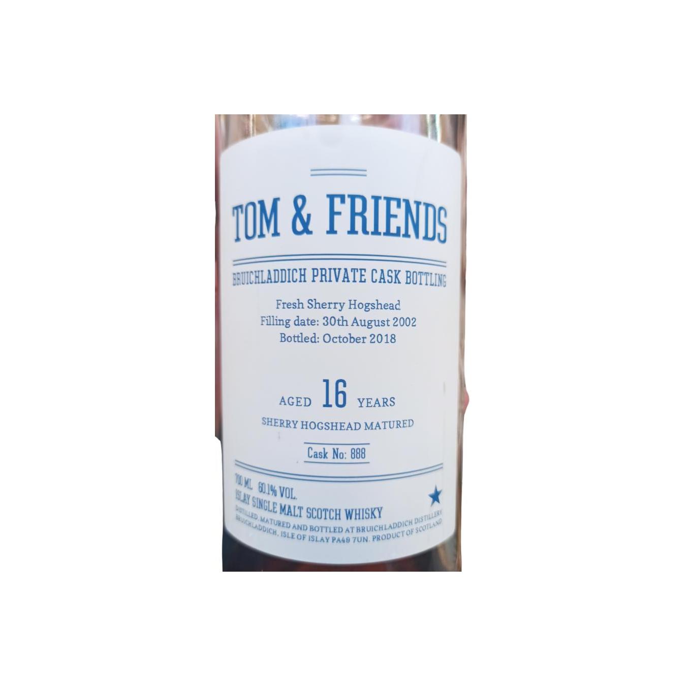 Bruichladdich 2002 16 Years Single Malt Whisky