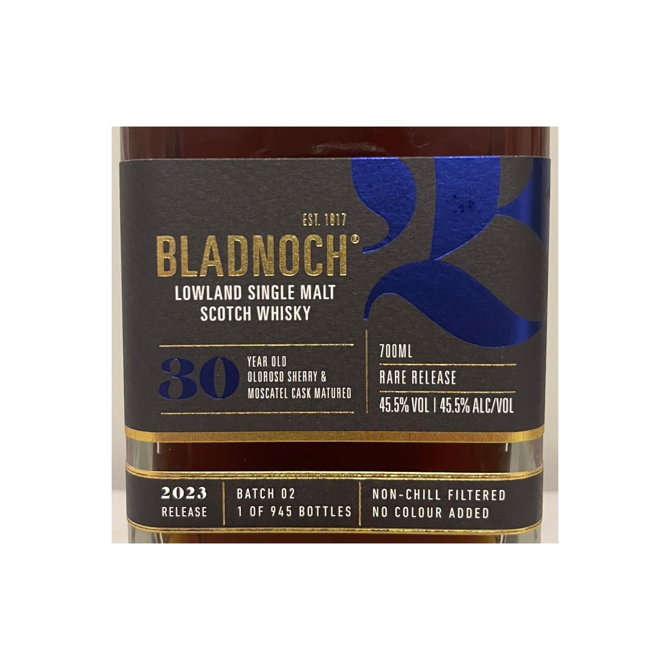 Bladnoch 30 Years Single Malt Whisky 2