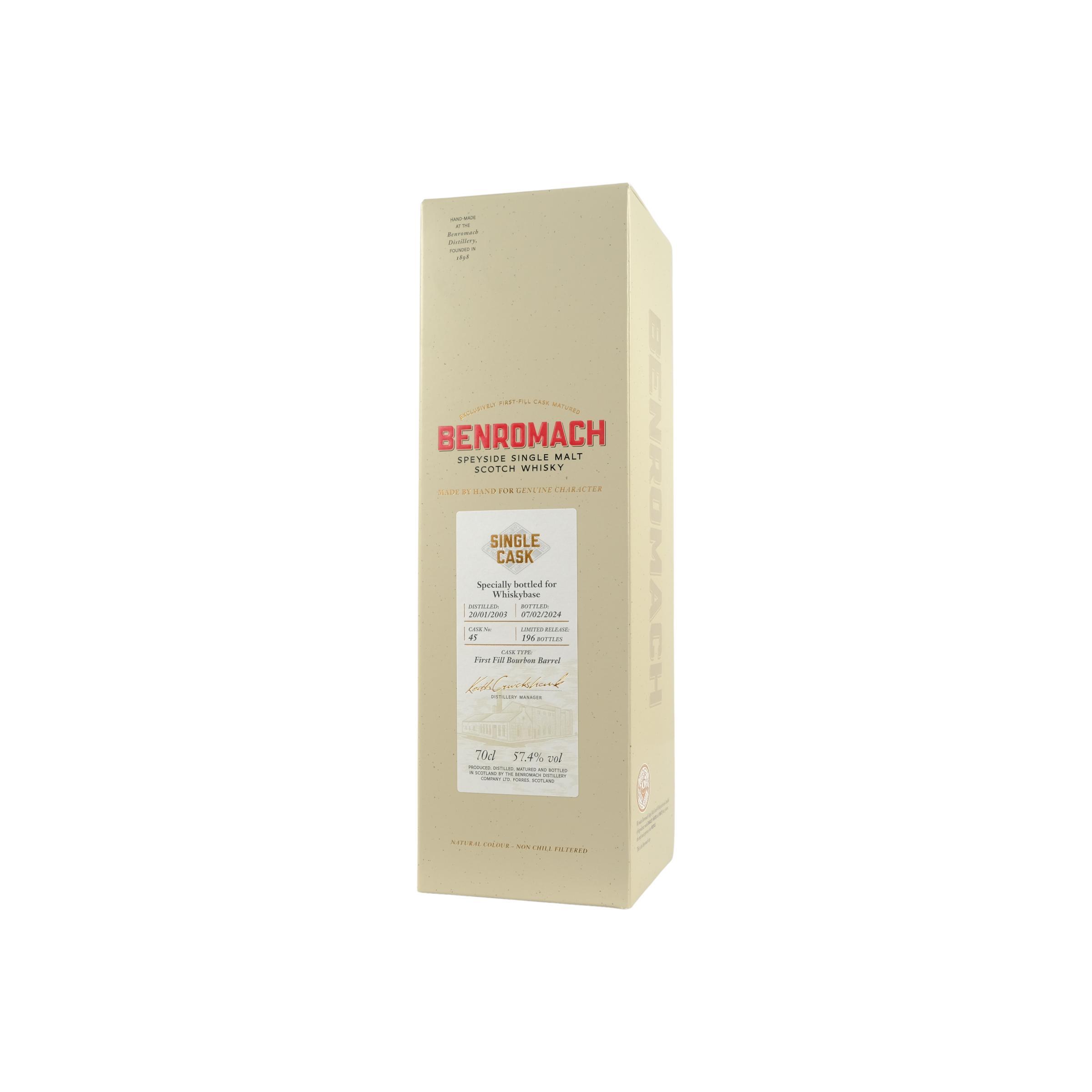 Benromach Single Cask 2003 Single Malt Whisky 4