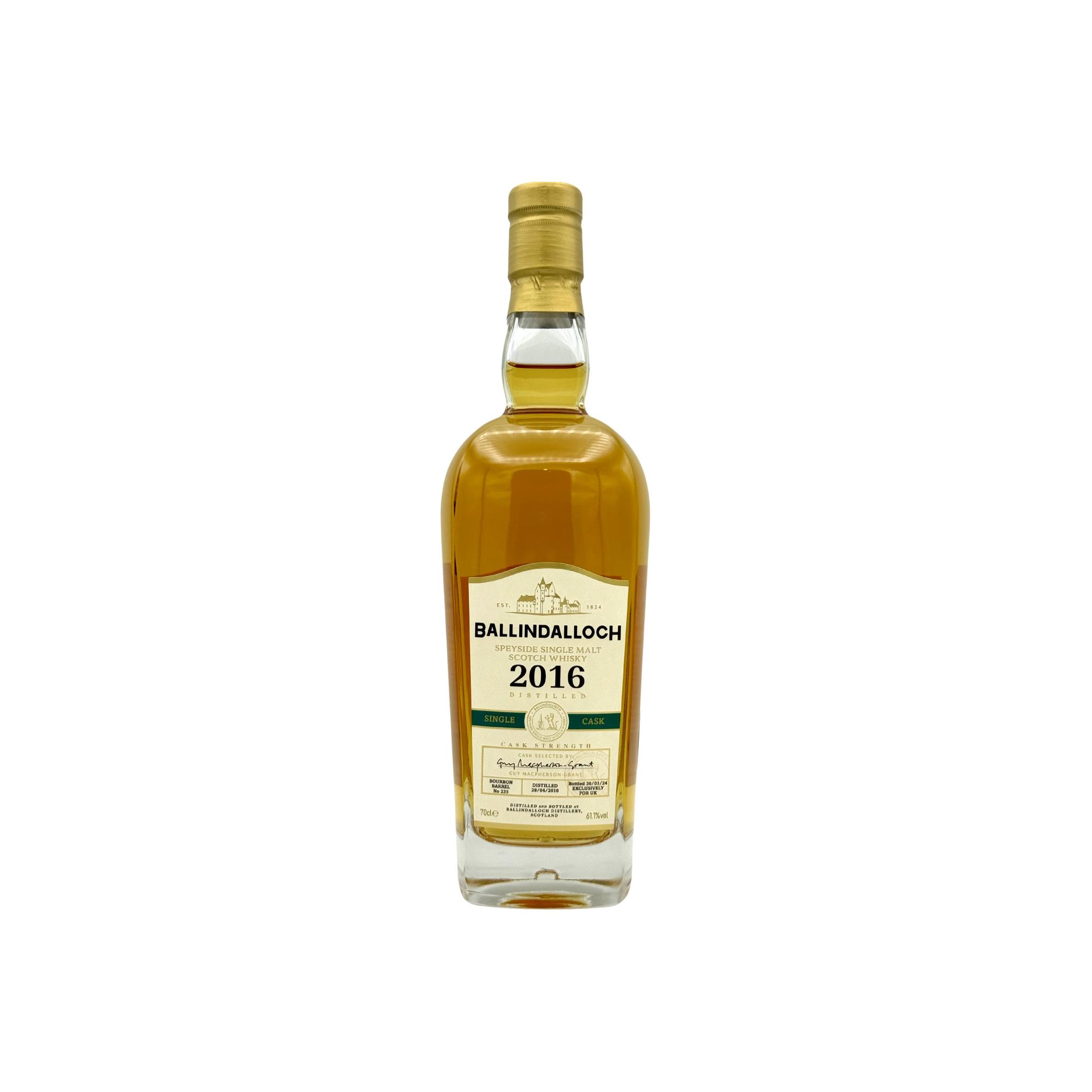 Ballindalloch 2016 7 Years Single Malt Whisky