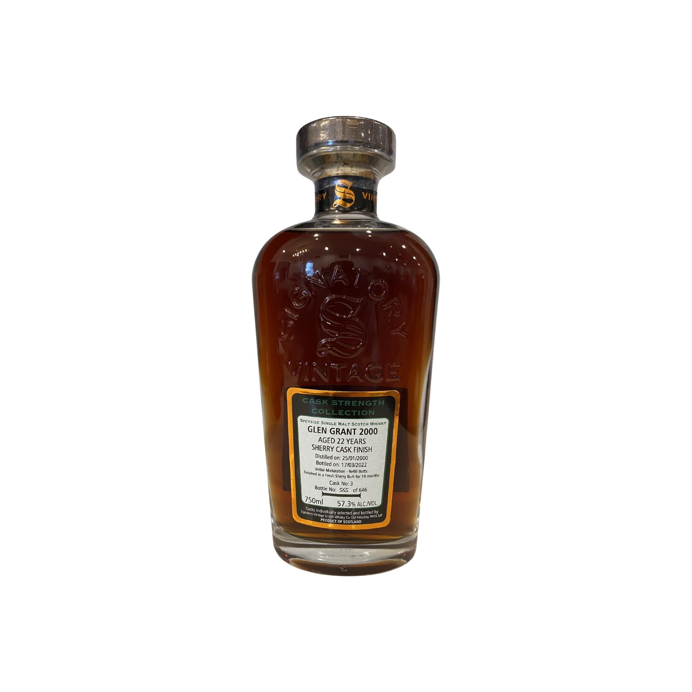 Glen Grant 2000 22 Years Single Malt Whisky