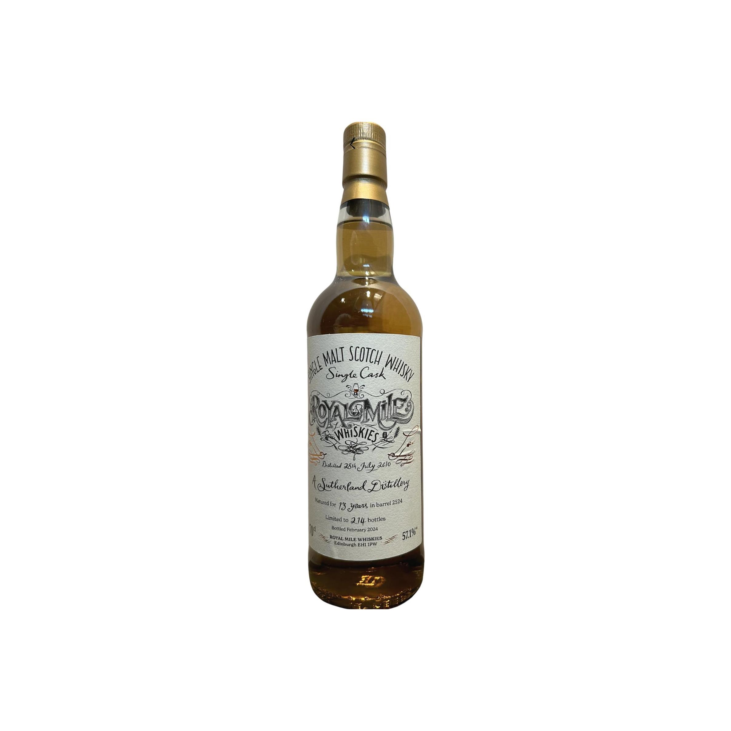 A Sutherland Distillery 2010 RM