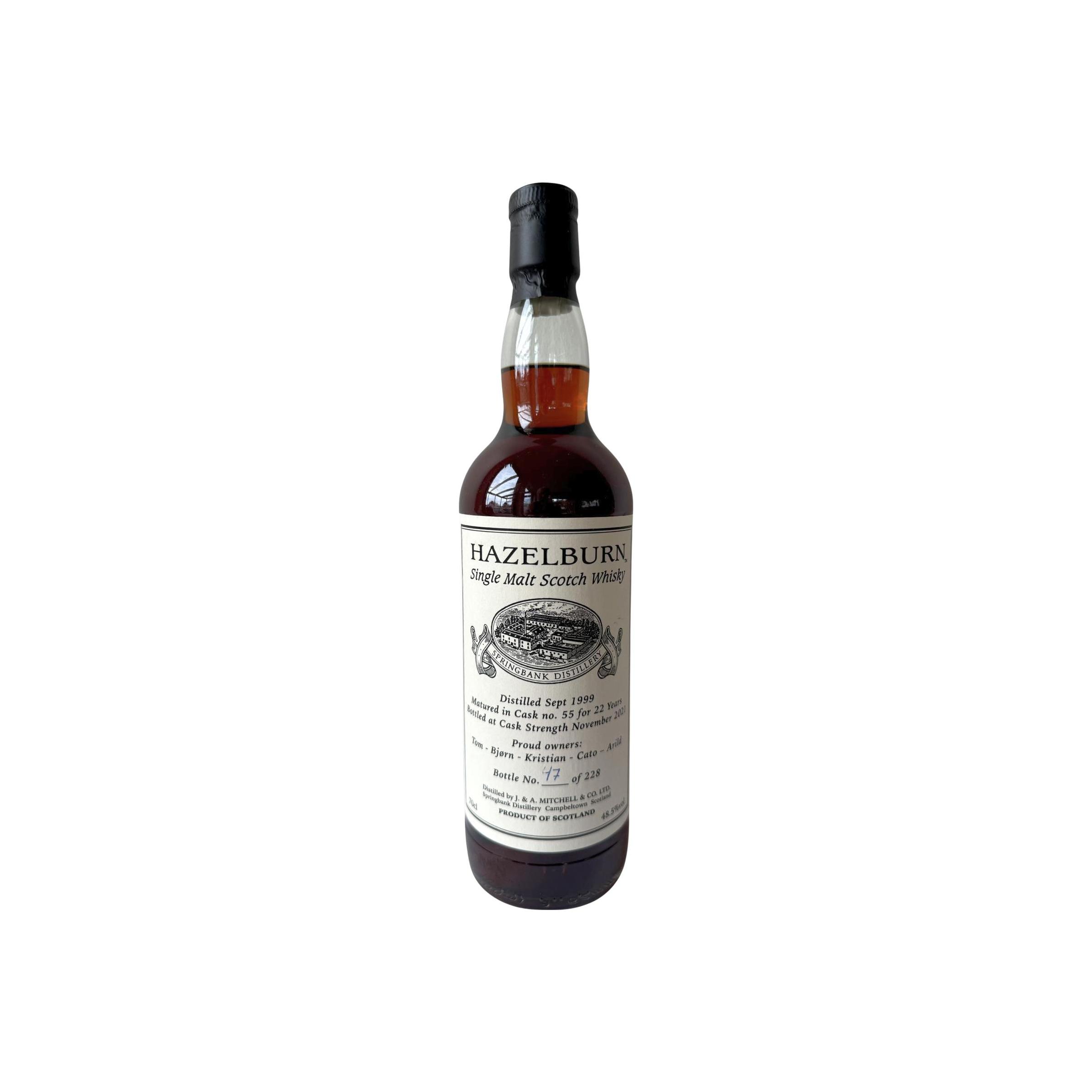 Hazelburn Private Bottling 1999 22 Years Single Malt Whisky