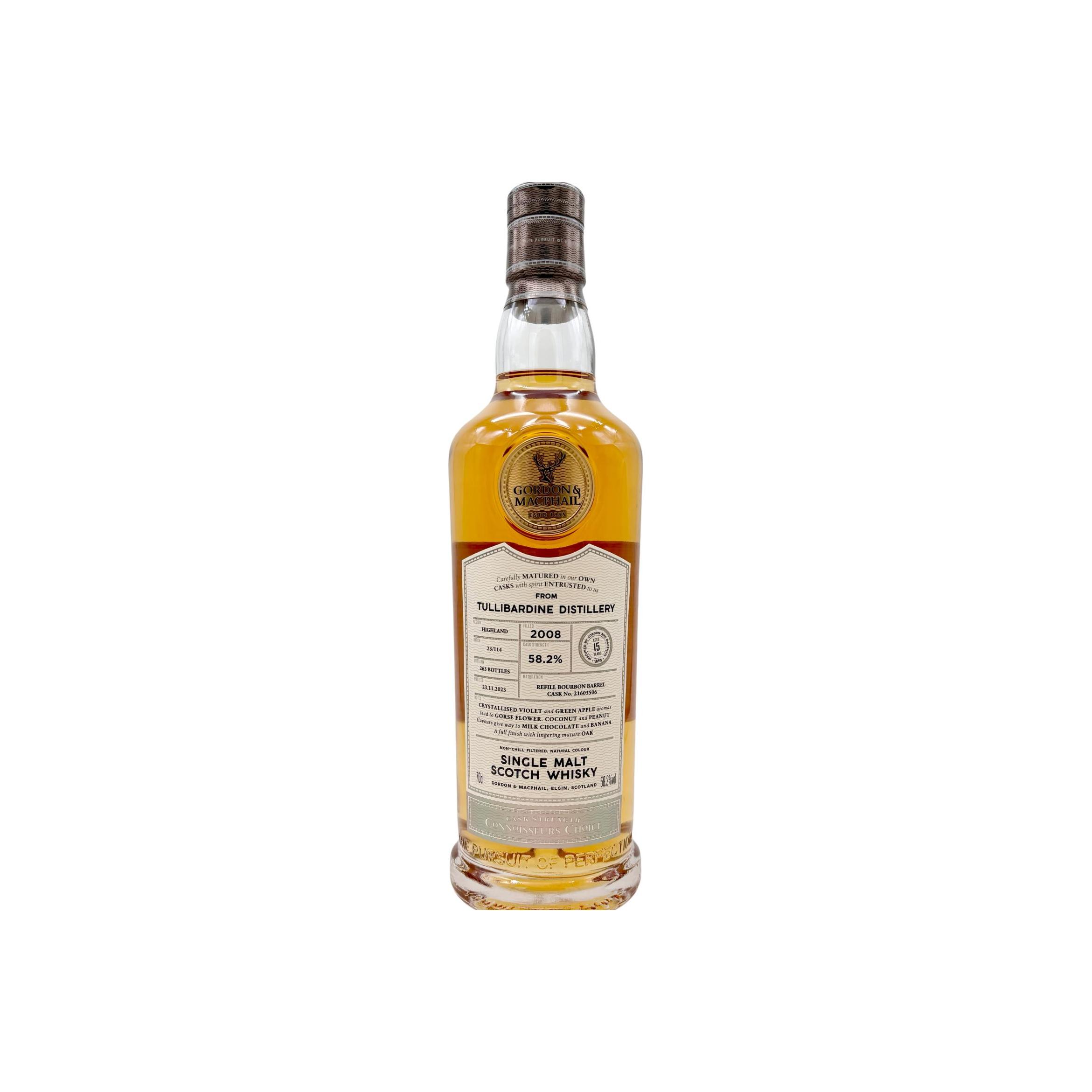 Tullibardine Connoisseurs Choice - Cask Strength 2008 15 Years Single Malt Whisky