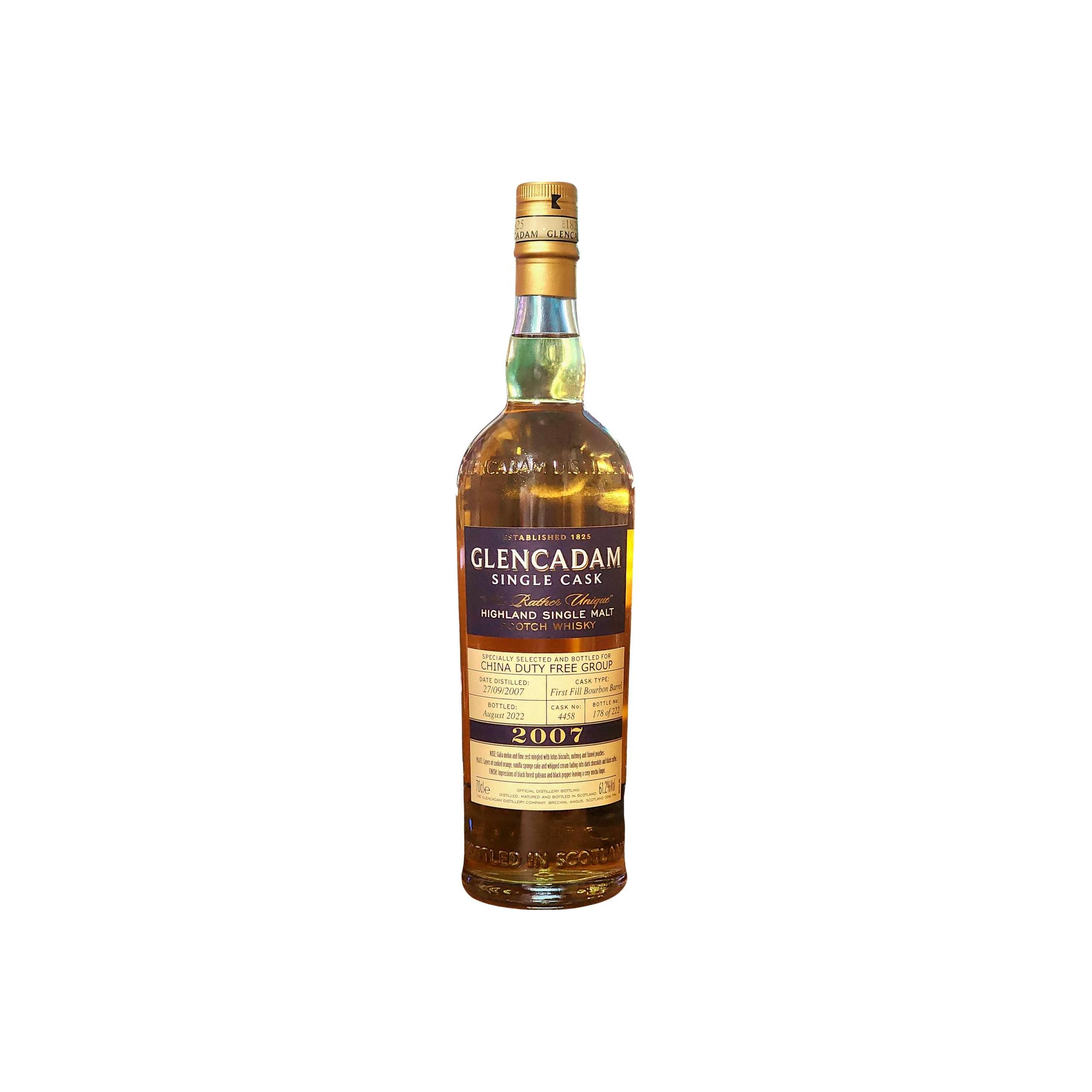 Glencadam Single Cask 2007 14 Years Single Malt Whisky