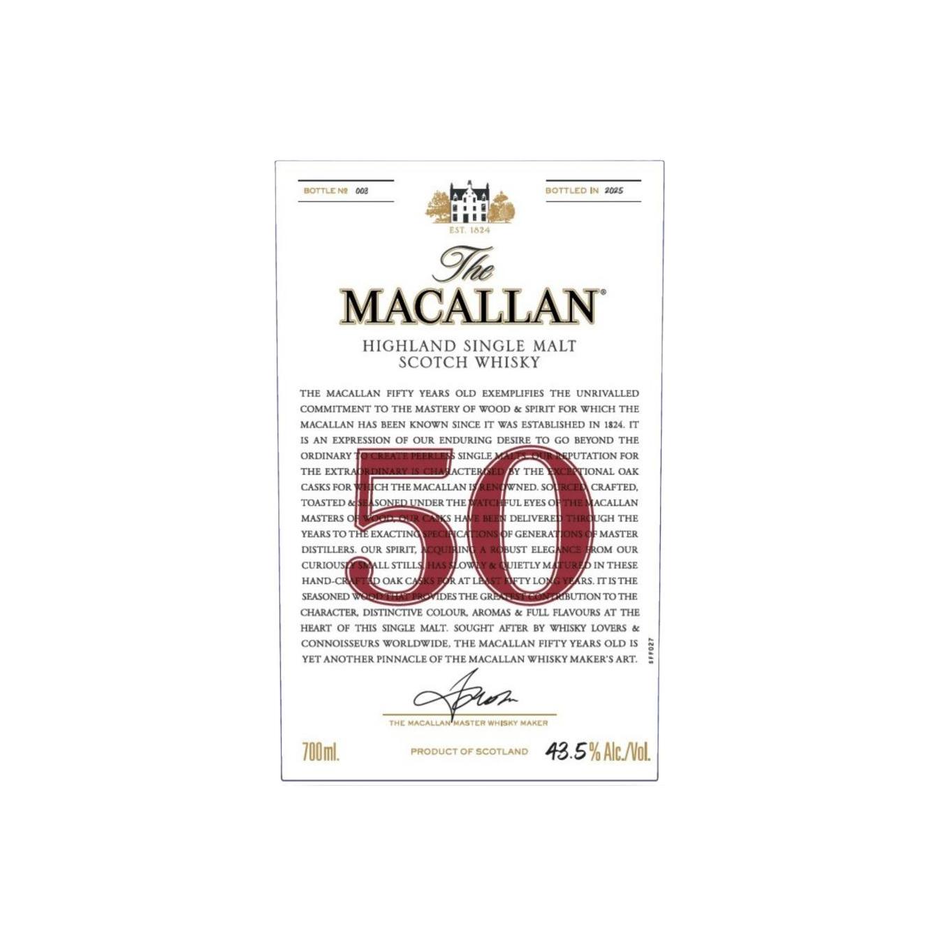 Macallan 50-year-old