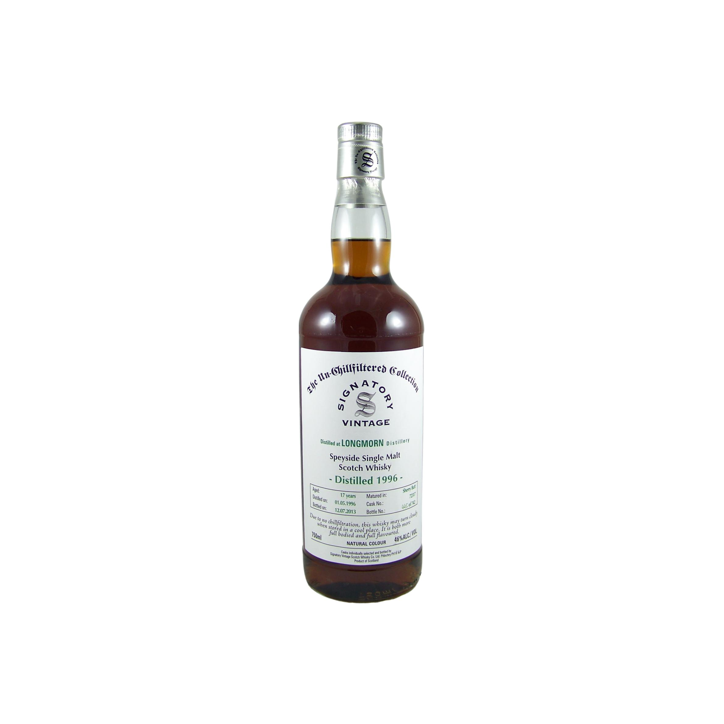 Longmorn The Un-Chillfiltered Collection 1996 17 Years Single Malt Whisky