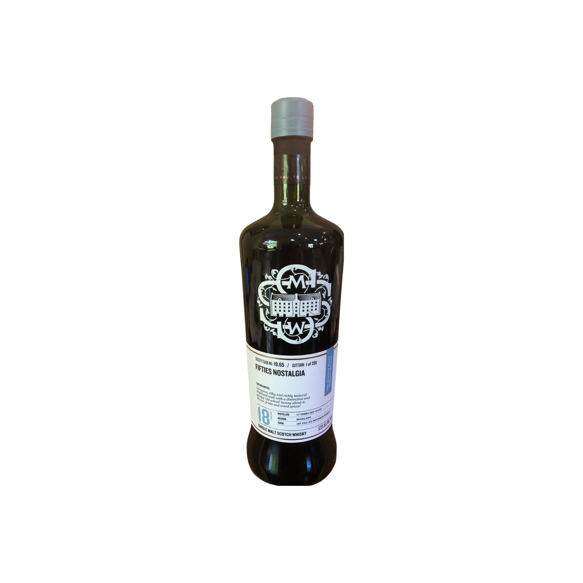 The Scotch Malt Whisky Society 2003 18 Years Single Malt Whisky