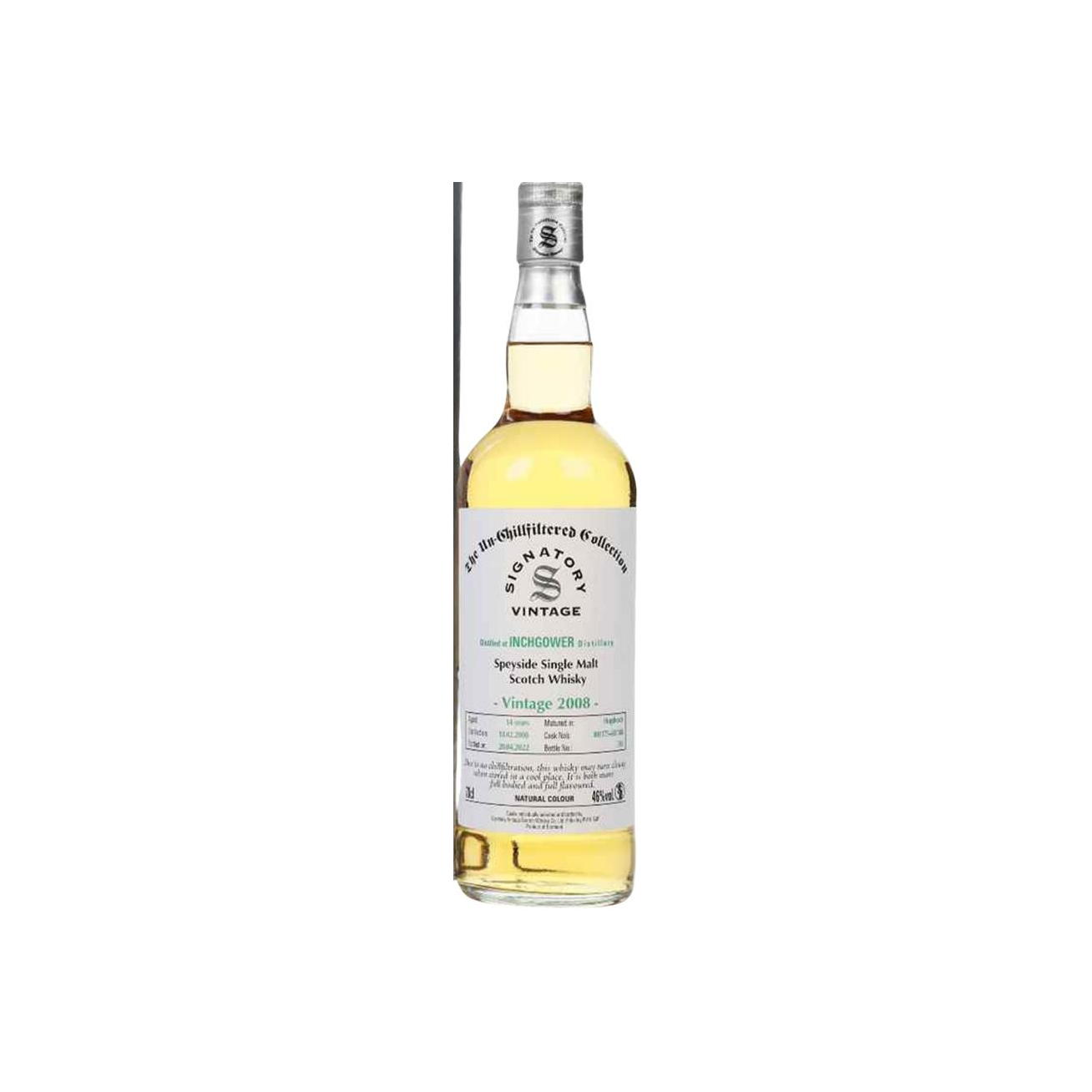 Inchgower The Un-Chillfiltered Collection 2008 14 Years Single Malt Whisky