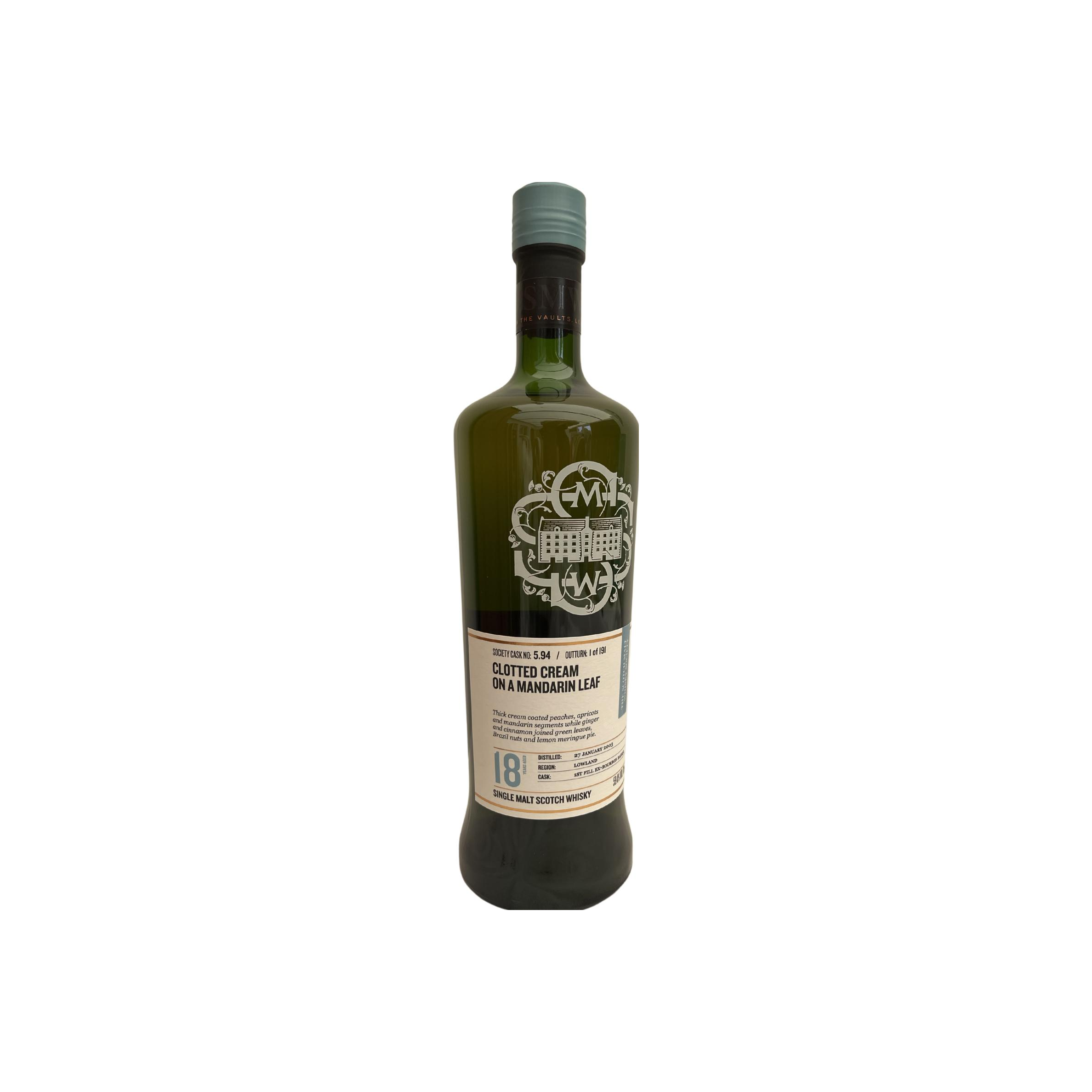 The Scotch Malt Whisky Society 2003 18 Years Single Malt Whisky