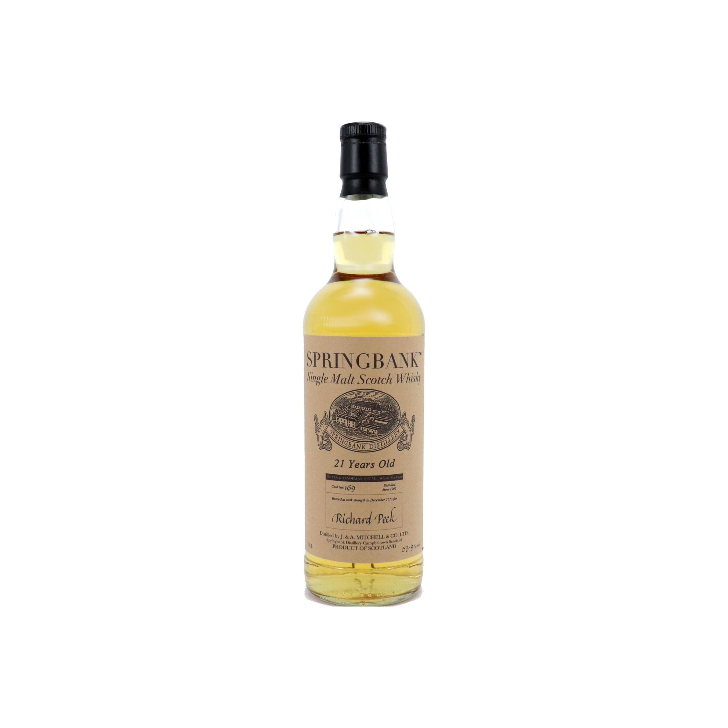 Springbank Private Cask 1992 21 Years Single Malt Whisky