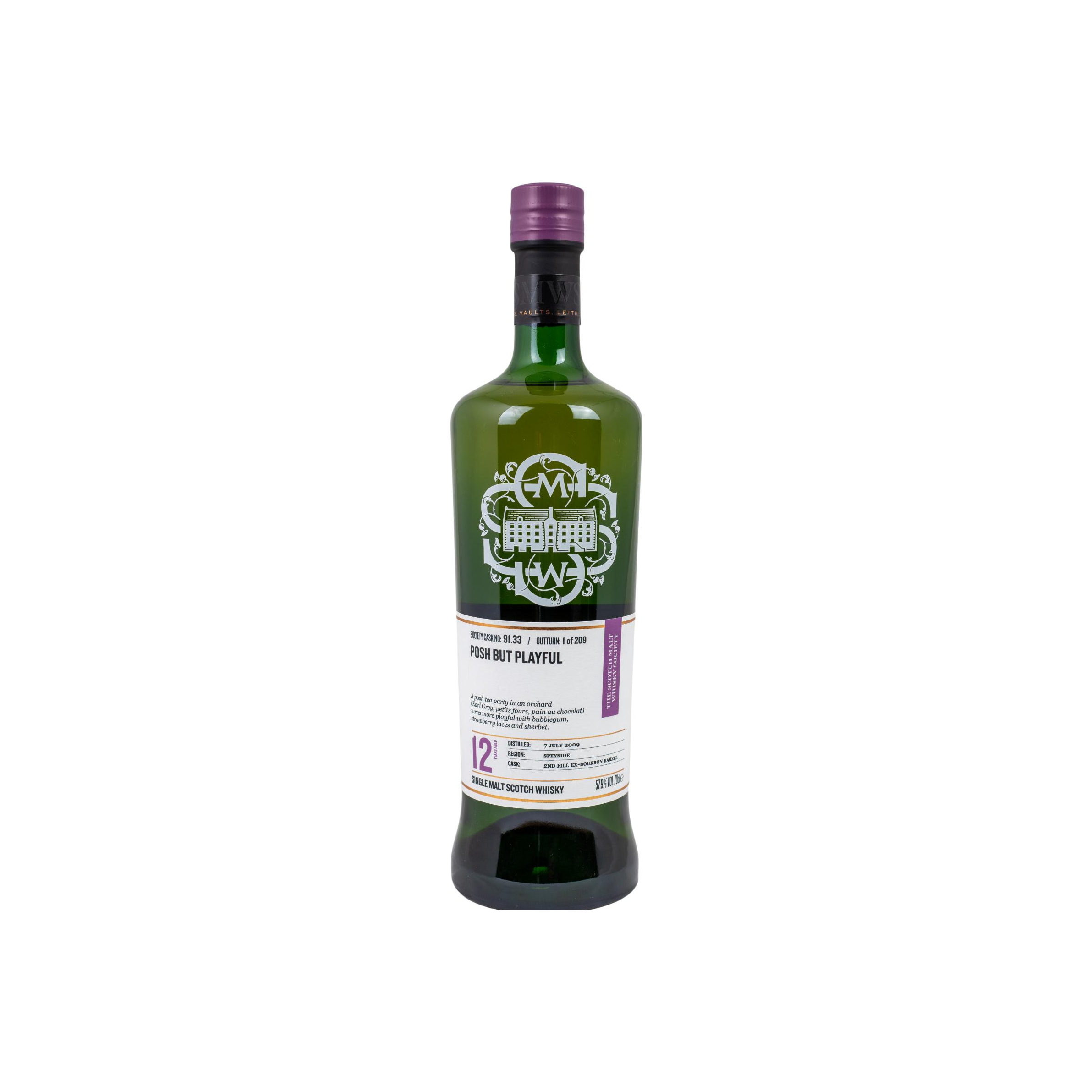 The Scotch Malt Whisky Society 2009 12 Years Single Malt Whisky