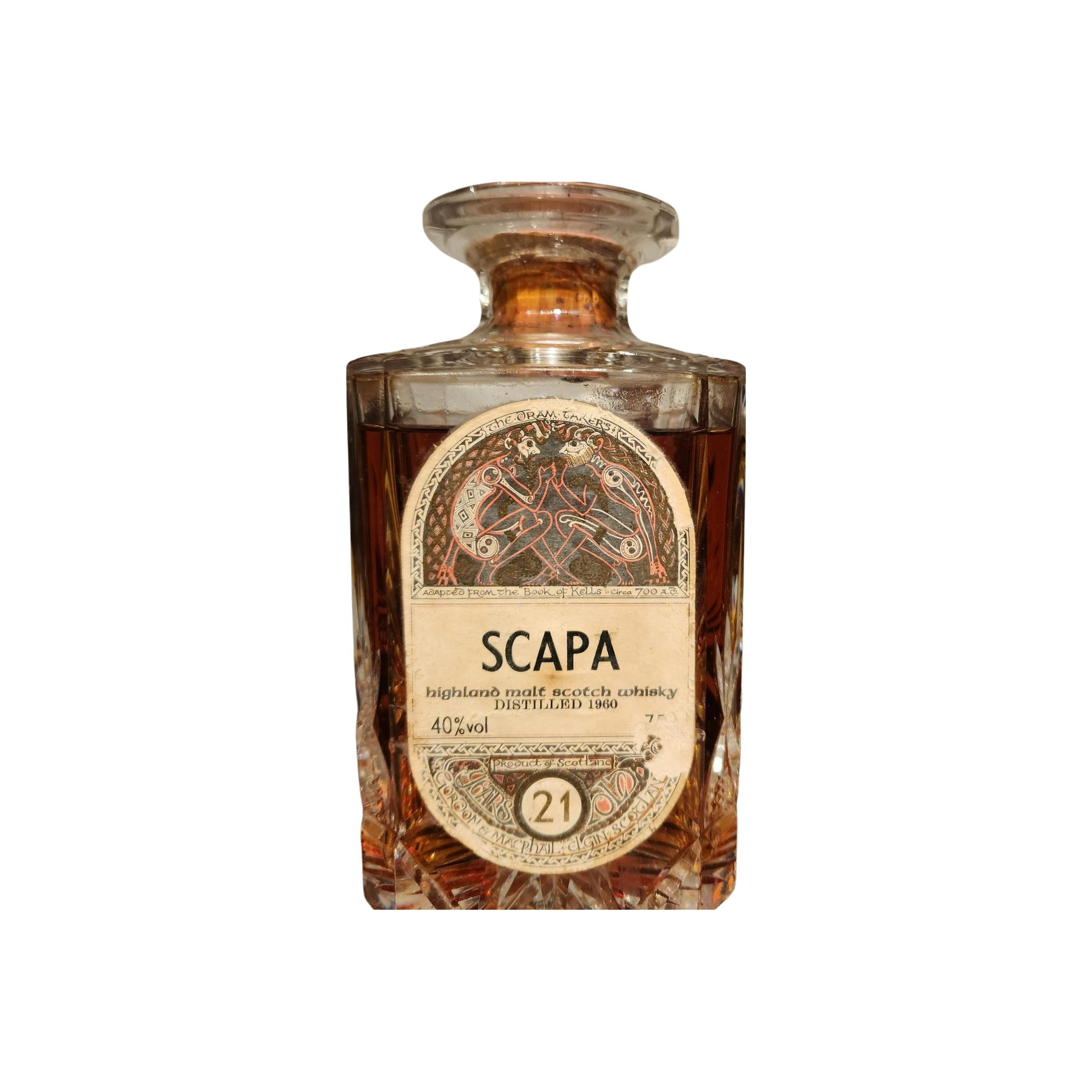 Scapa 1960 21 Years Single Malt Whisky