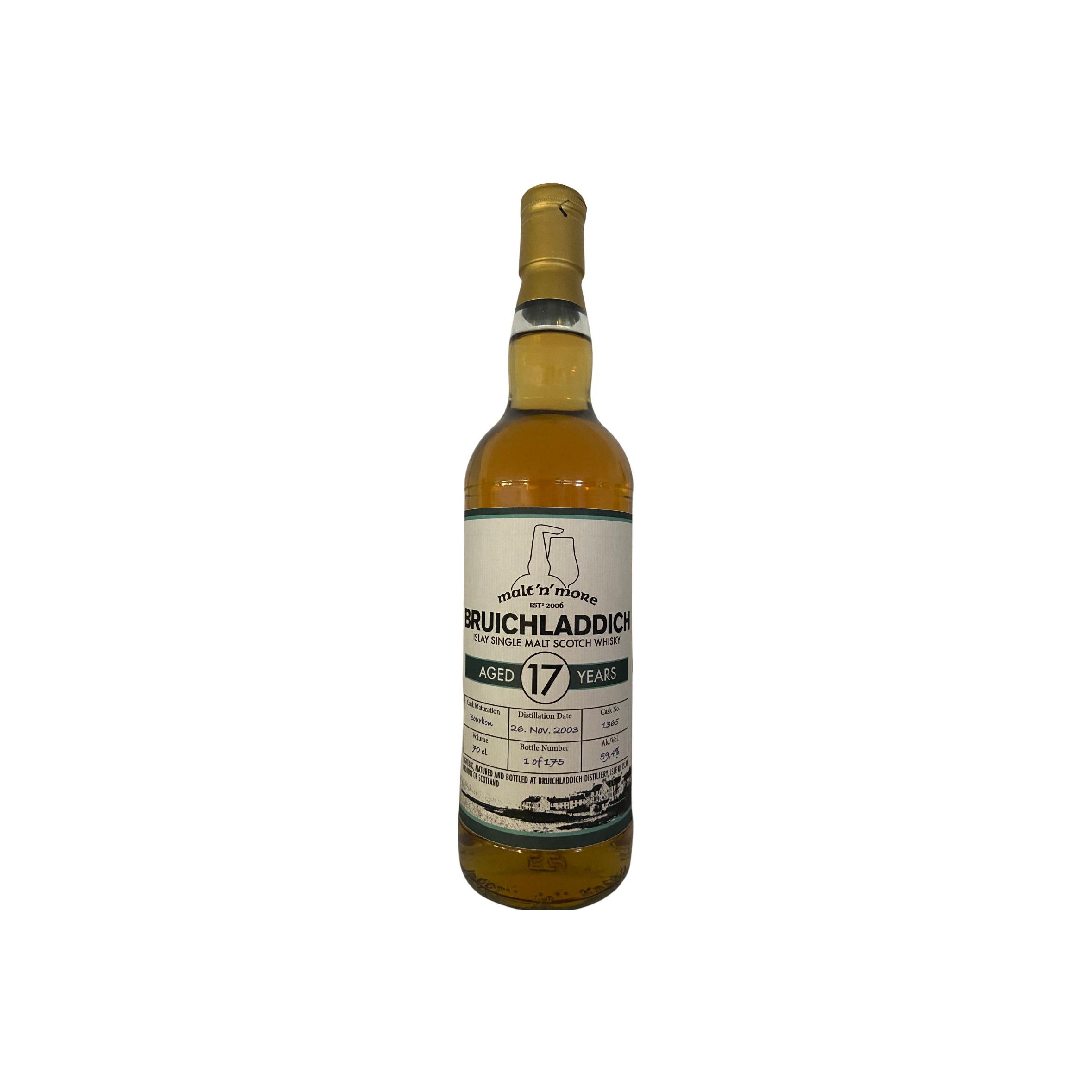 Bruichladdich Private Bottling 2003 17 Years Single Malt Whisky