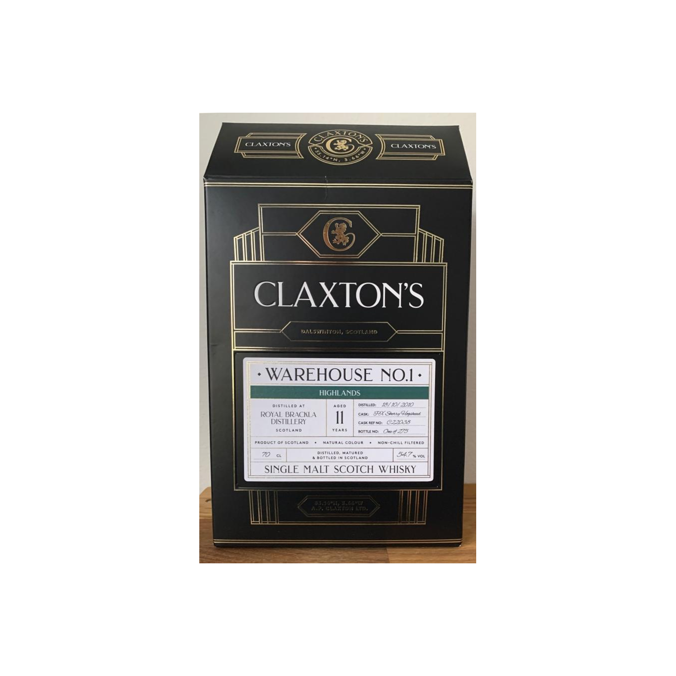 Royal Brackla 2010 11 Years Single Malt Whisky